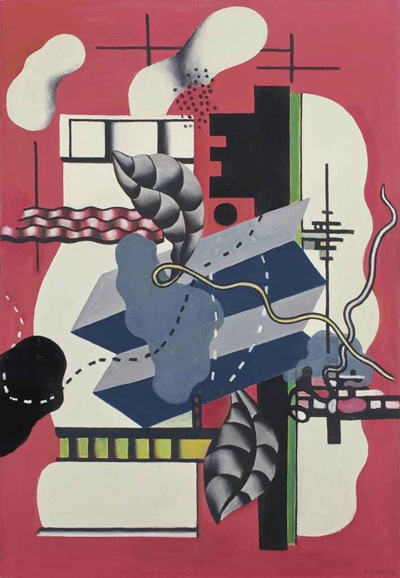 Nature morte à la clé by Fernand Léger