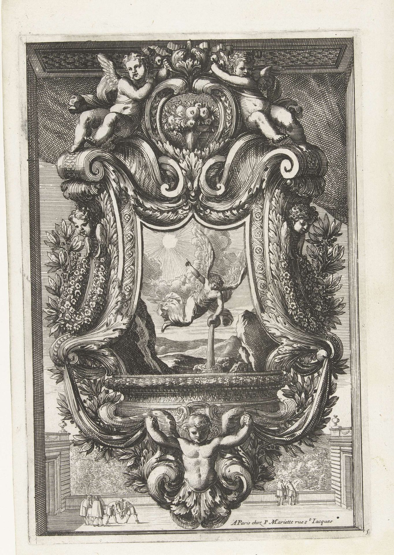 Wijwaterbak by Jean Lepautre