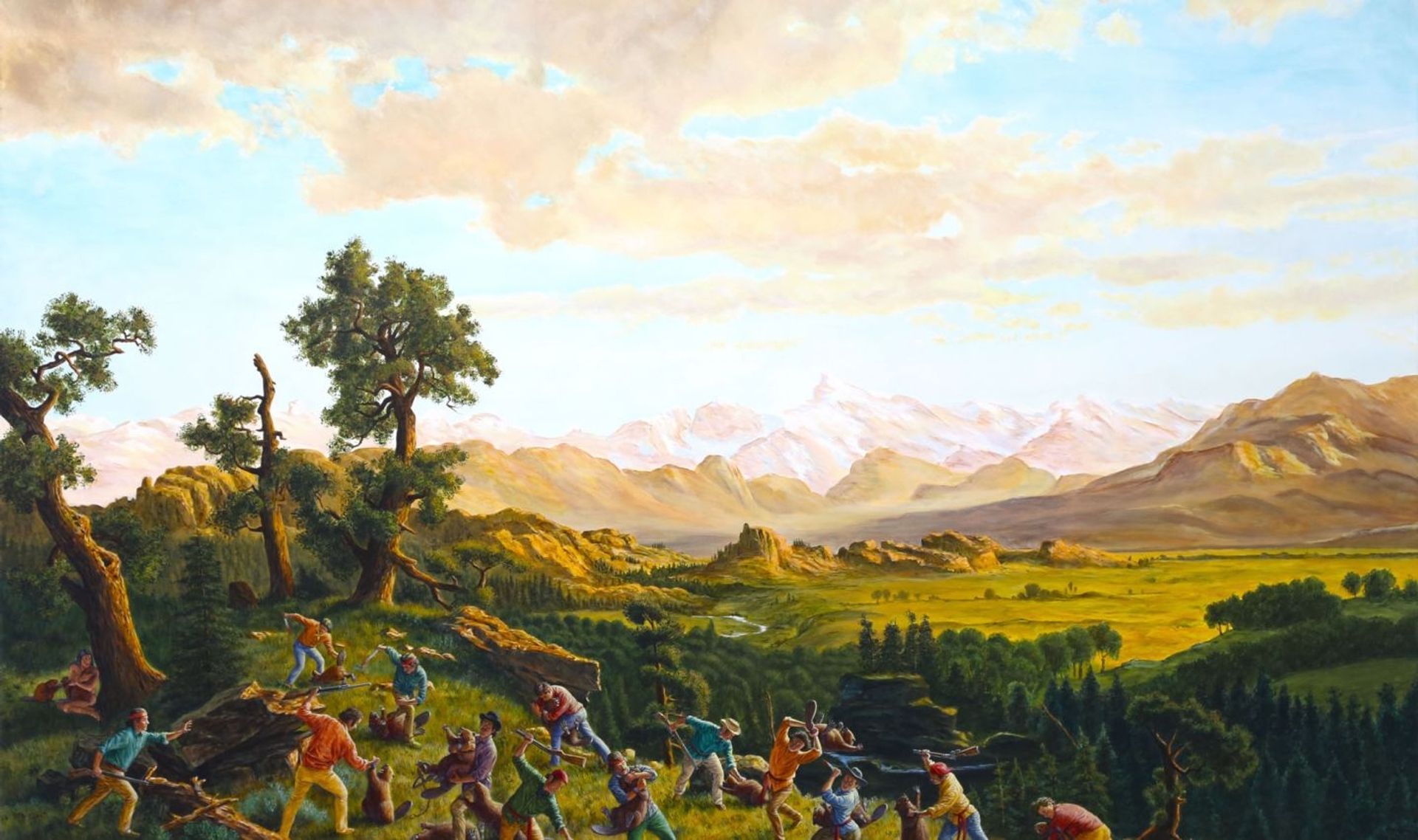 The Massacre of the Innocents by Kent Monkman
