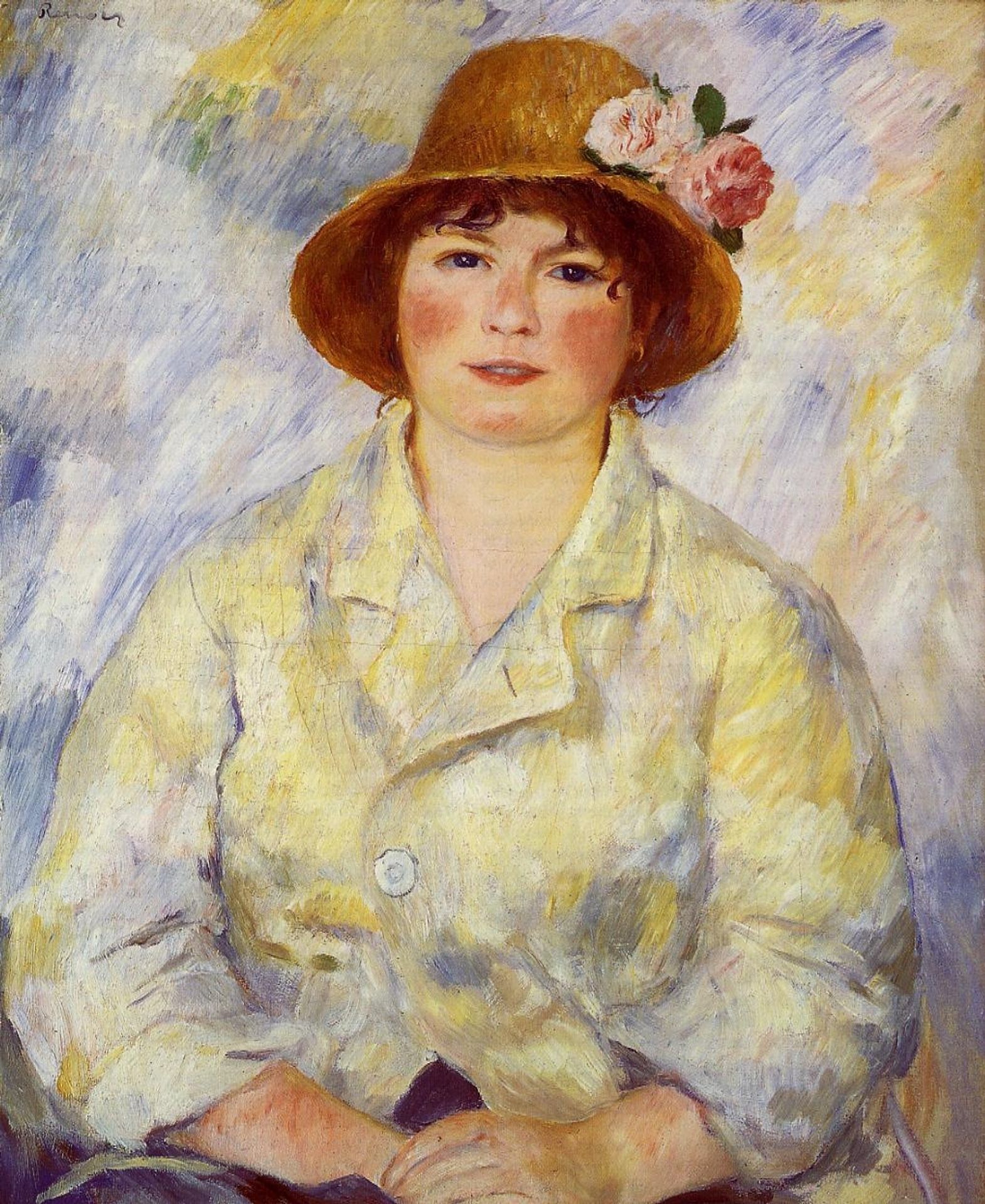 Aline Charigot (future Madame Renoir) by Pierre-Auguste Renoir