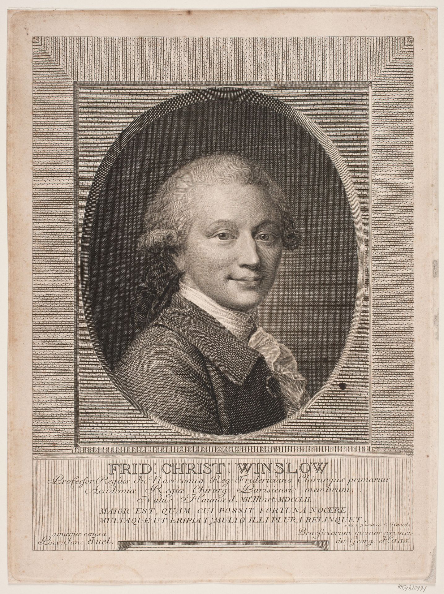 F. C. Winsløw by Georg Haas