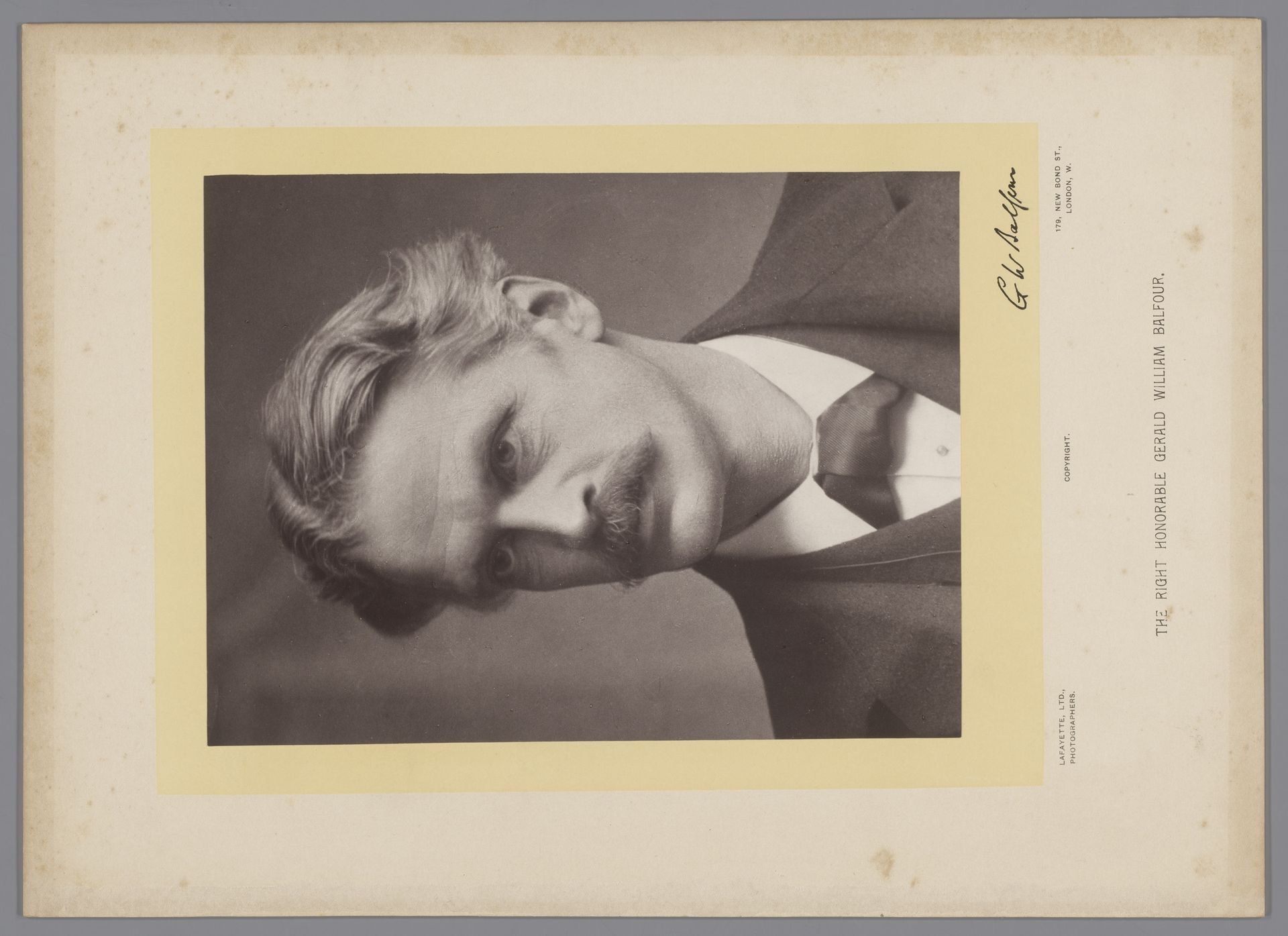 Portret van Gerald William Balfour (1853-1945), Engels staatsman by Lafayette