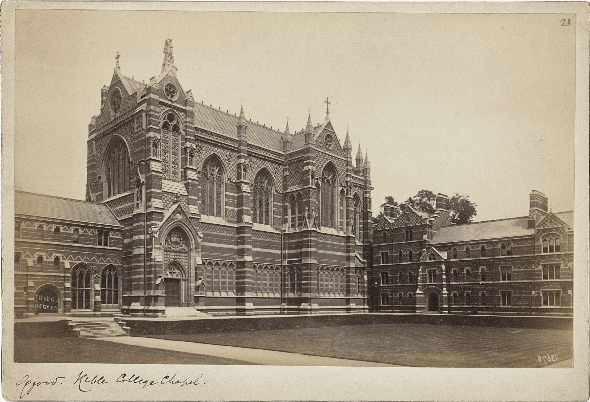 Keble College Chapel in Oxford by Francis Frith