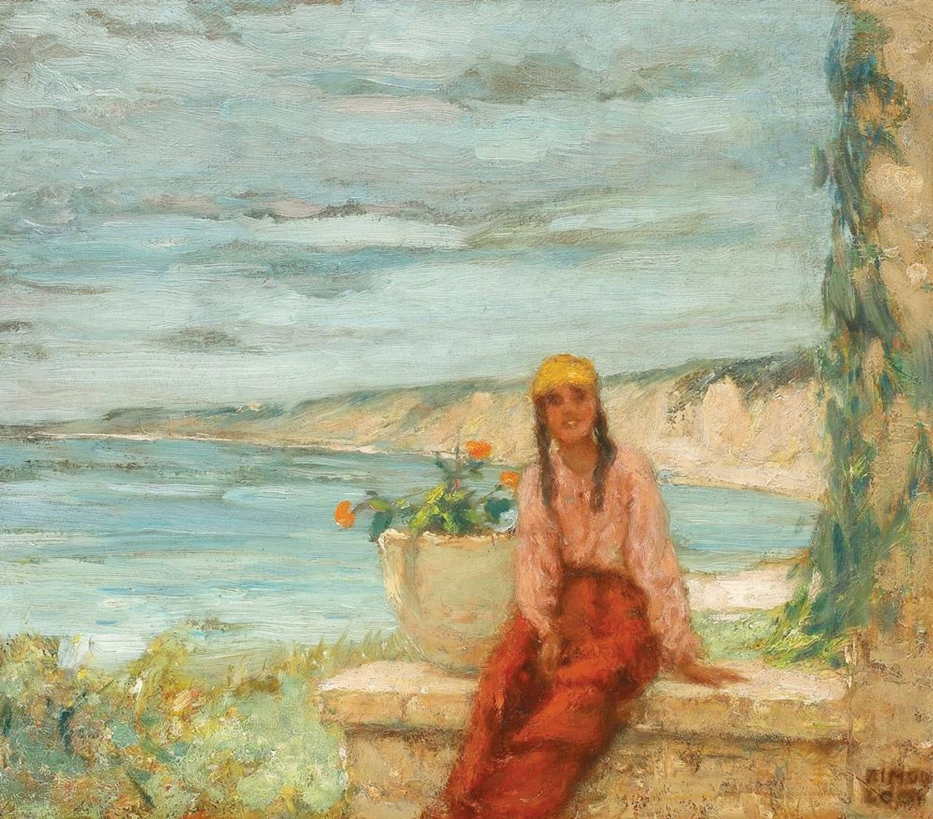 On the Seashore by Kimon Loghi