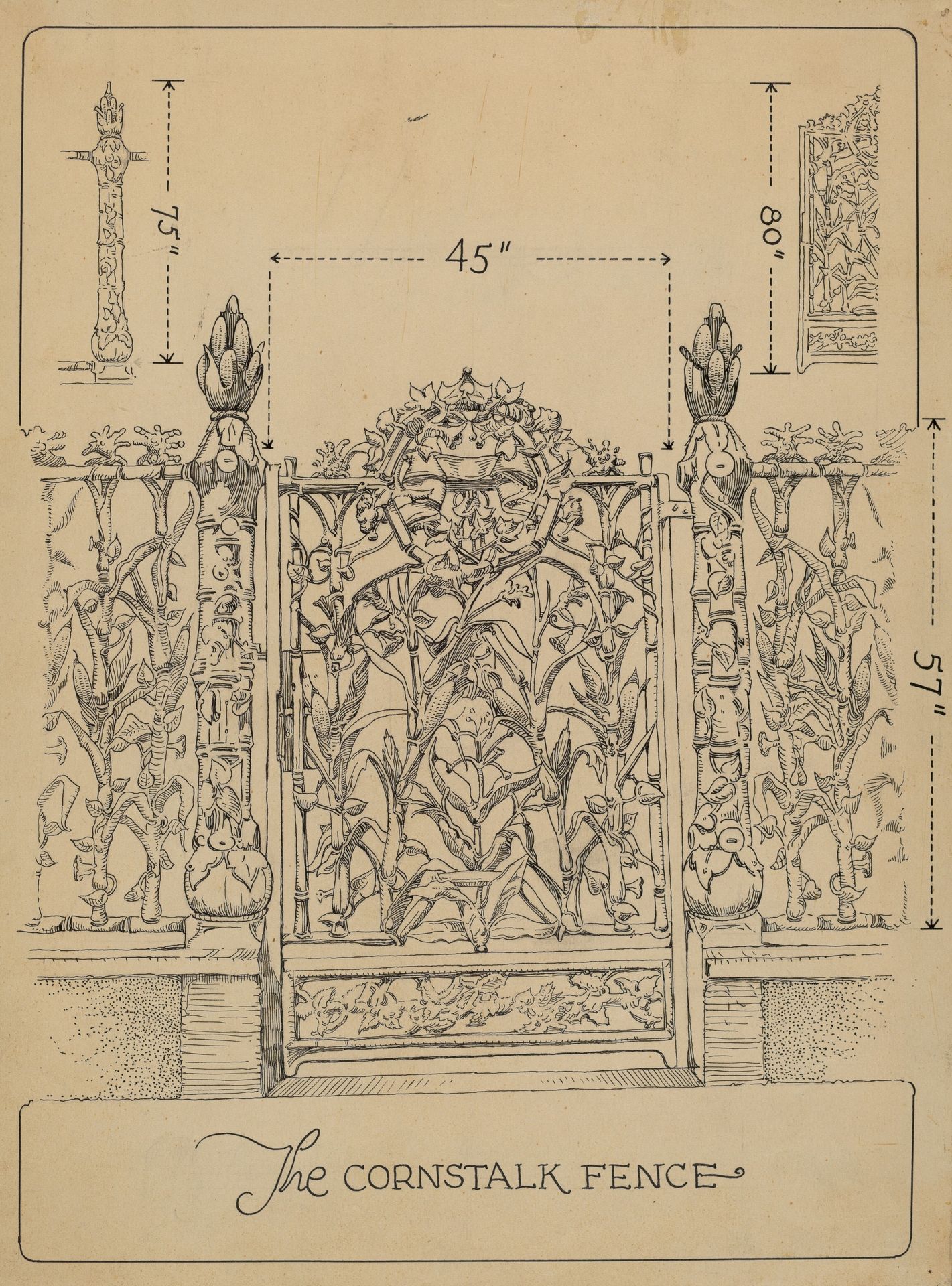 Cast Iron Gate and Fence by Thomas Byrne