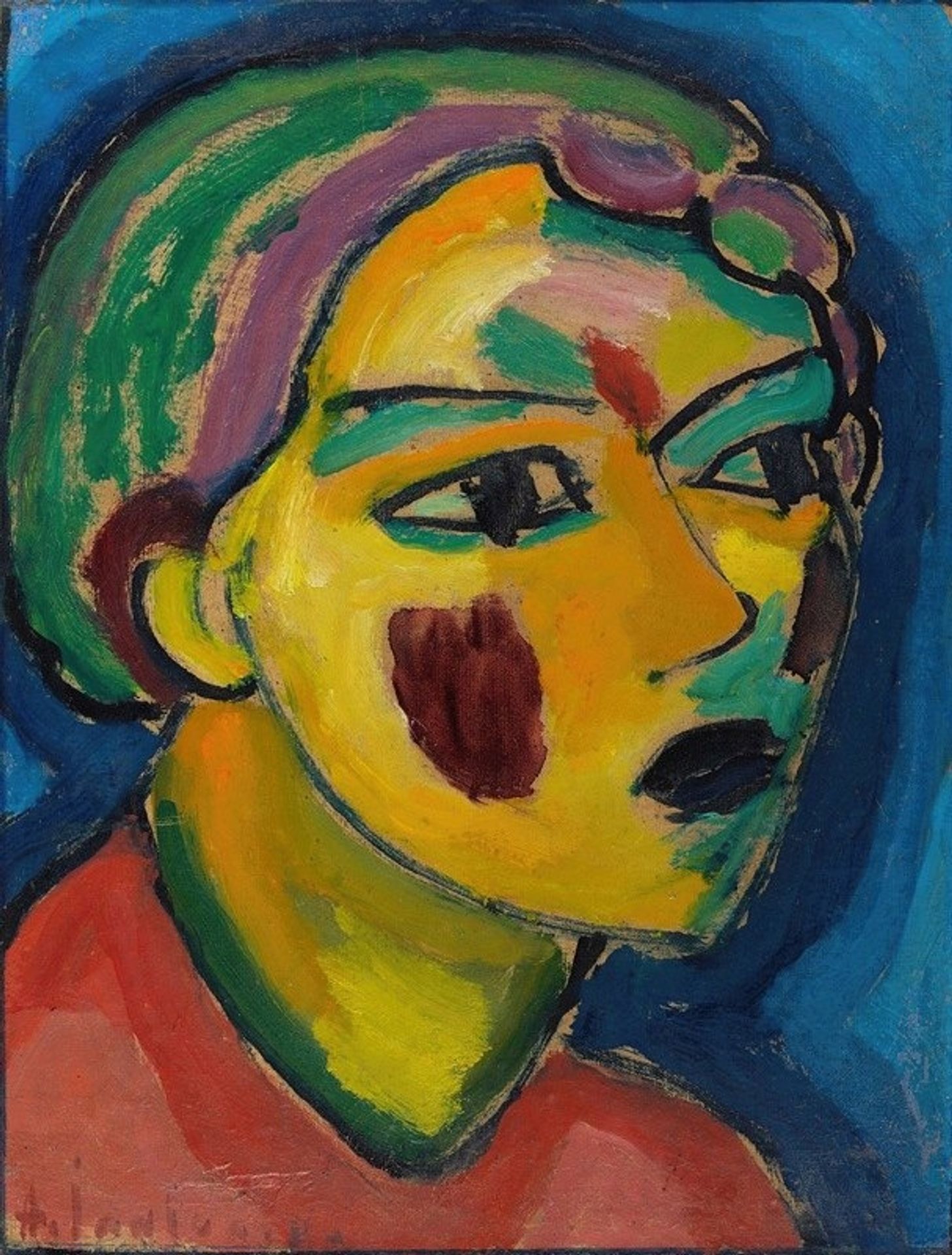 Dichterin by Alexej von Jawlensky