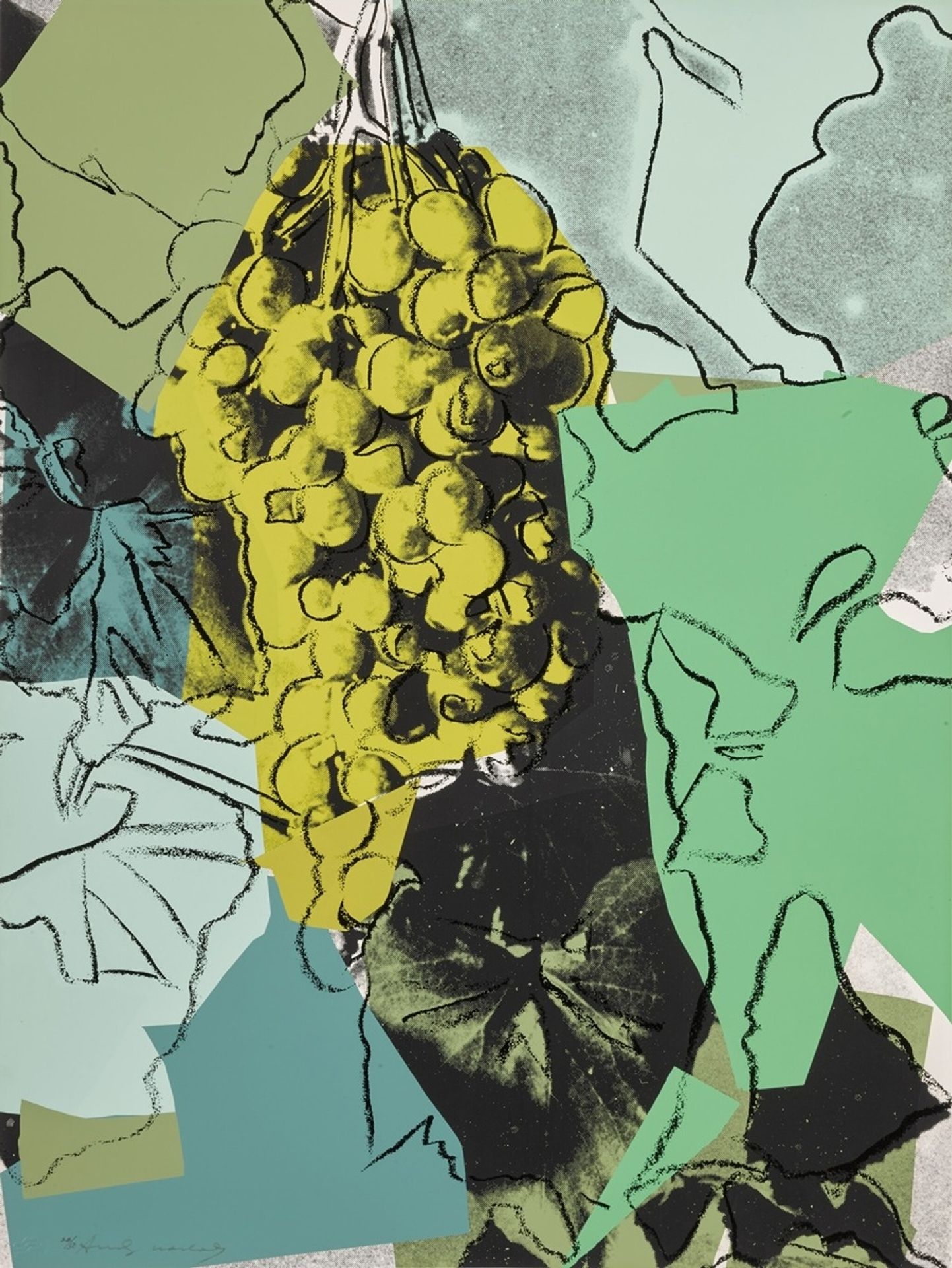 Grapes #4 by Andy Warhol