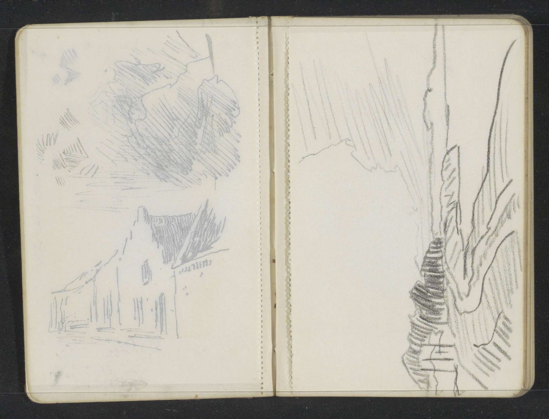 Pad in een landschap by Alexander Shilling