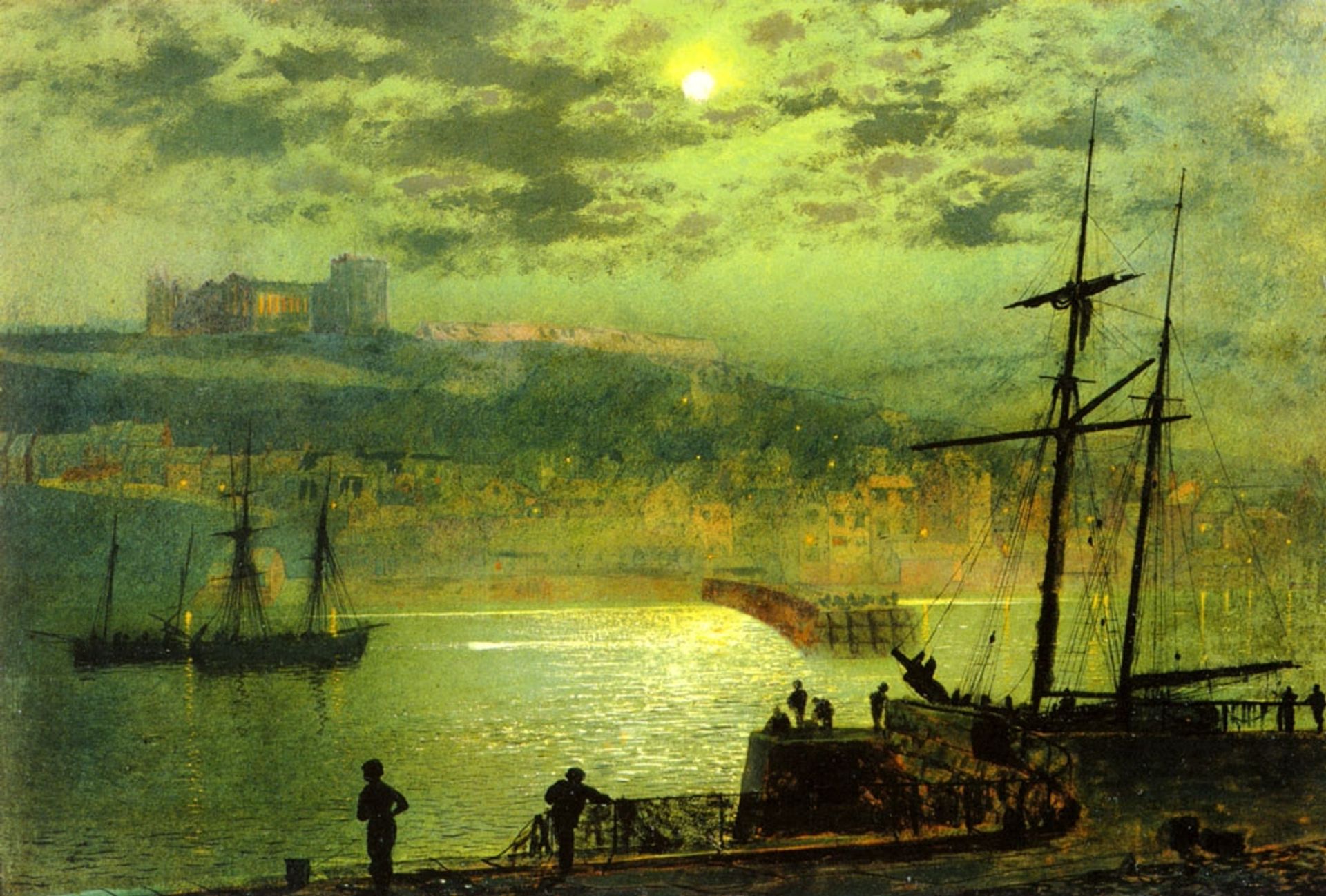 Whitby from Scotch Head by John Atkinson Grimshaw