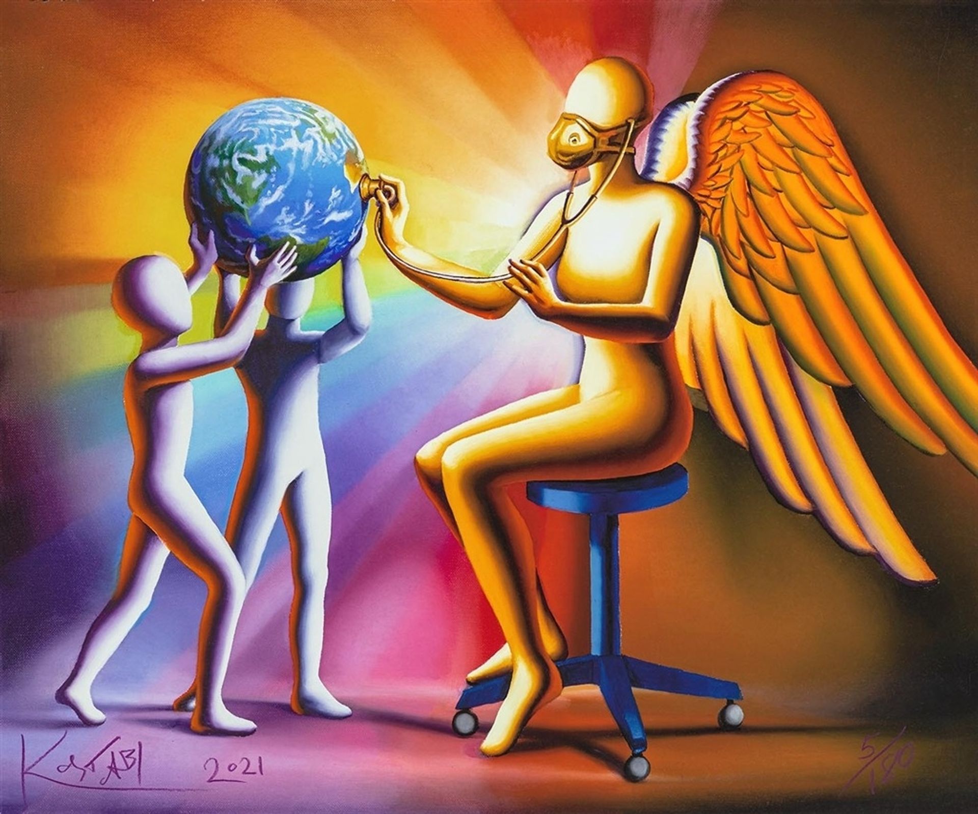 Spiritual Diagnosis - Mark Kostabi | Artera | AskArtera