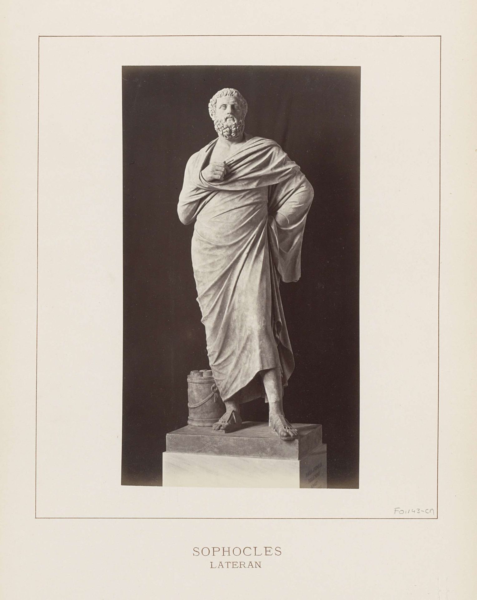 Beeldhouwwerk Sophocles by Anonymous