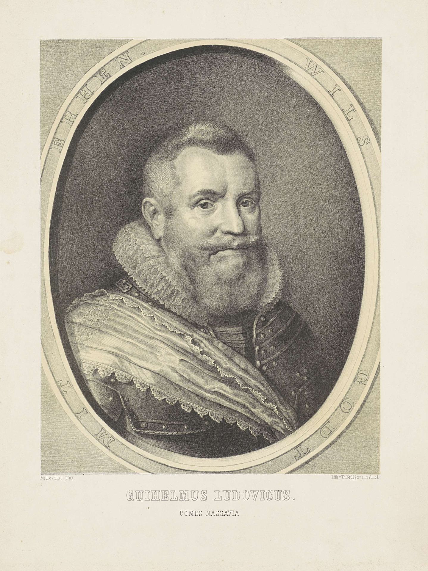 Portret van Willem Lodewijk, graaf van Nassau-Dillenburg by Anonymous