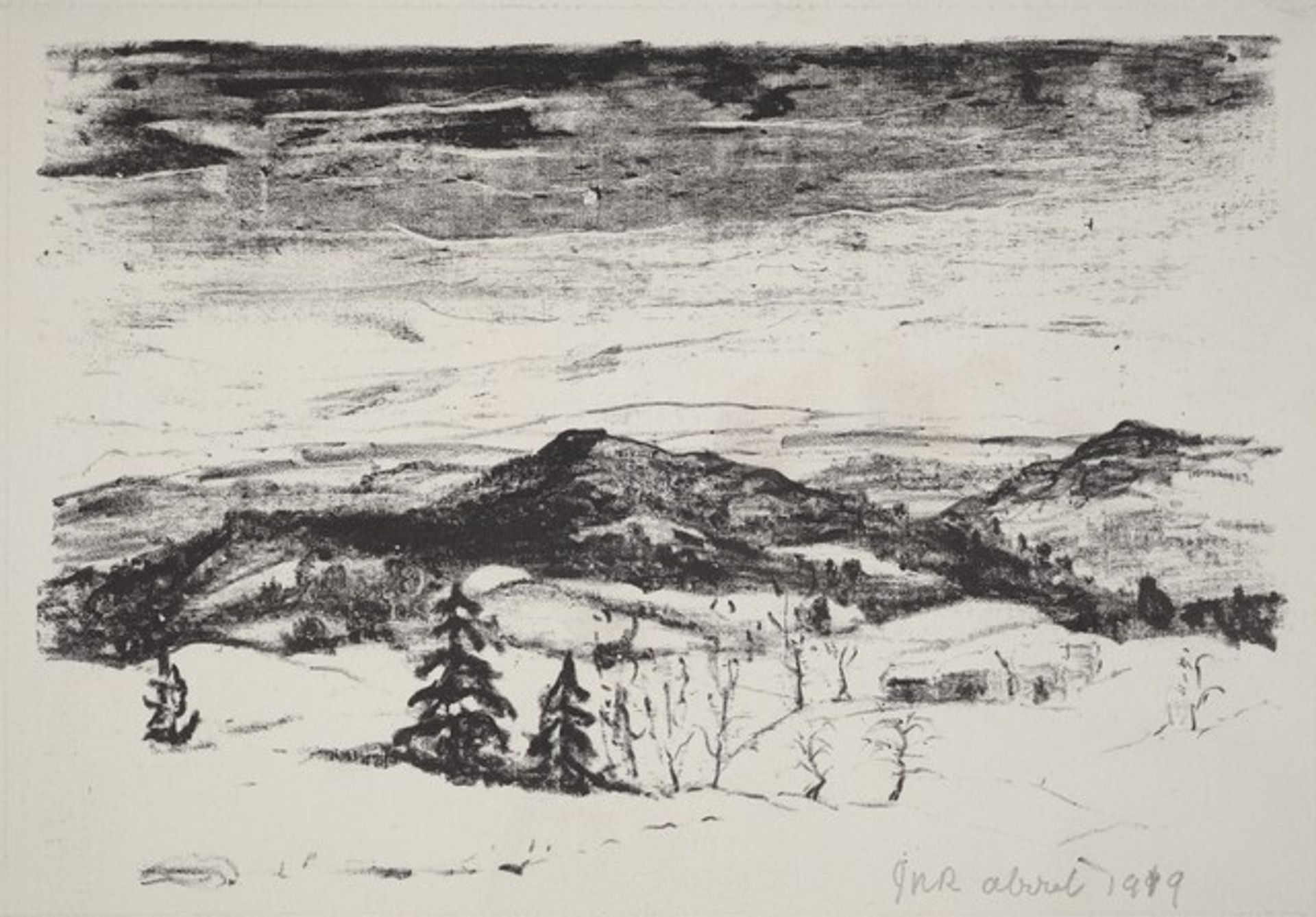 Winter Landscape, Shanty Brook by James N. Rosenberg