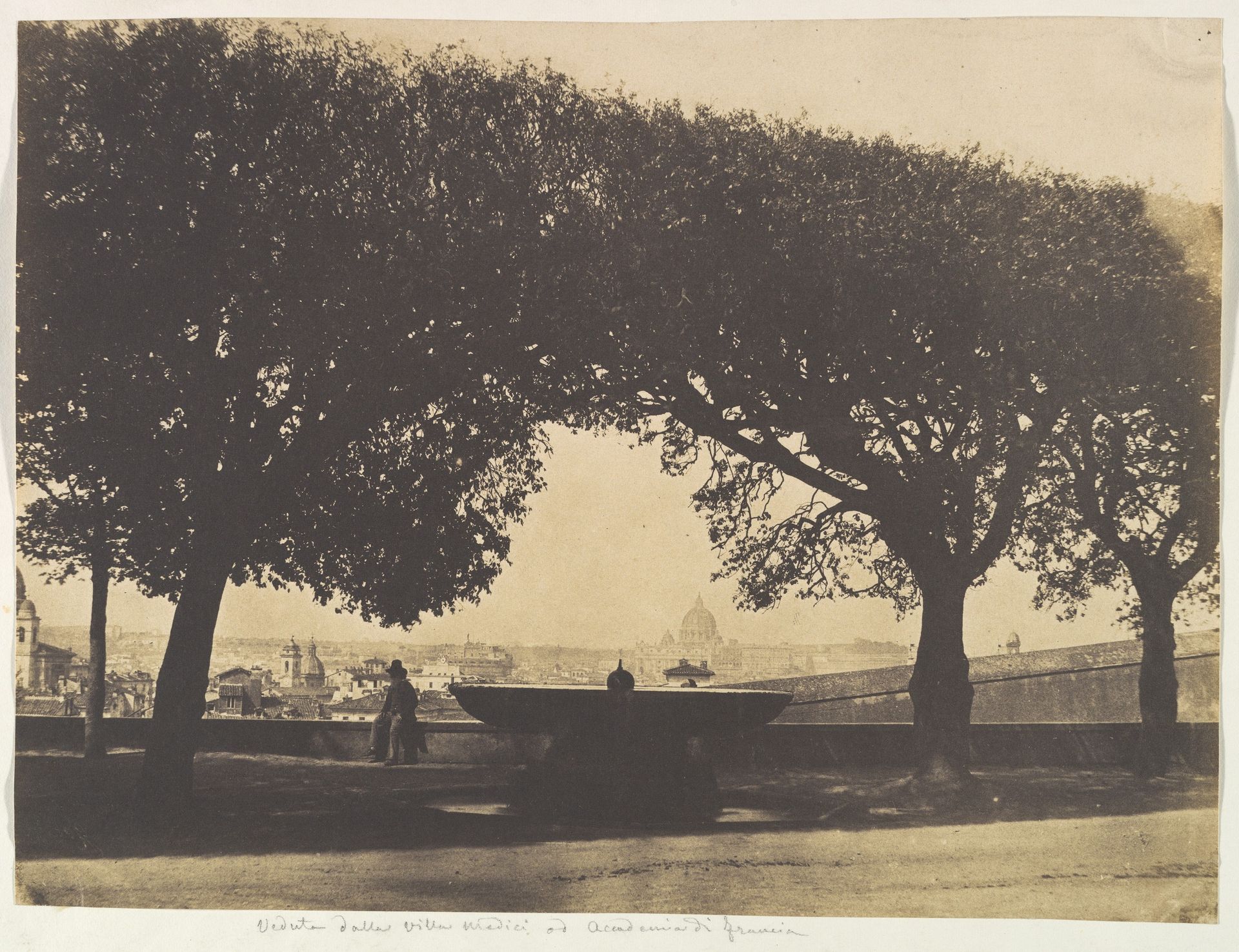View from the French Academy at the Villa Medici by Giacomo Caneva