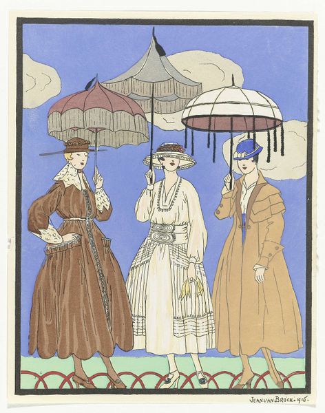 Three Parasols