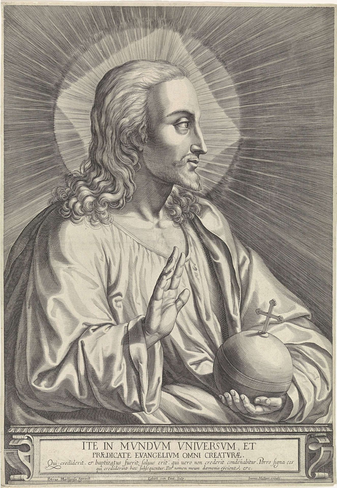 Christus met rijksappel by Egbert Van Panderen