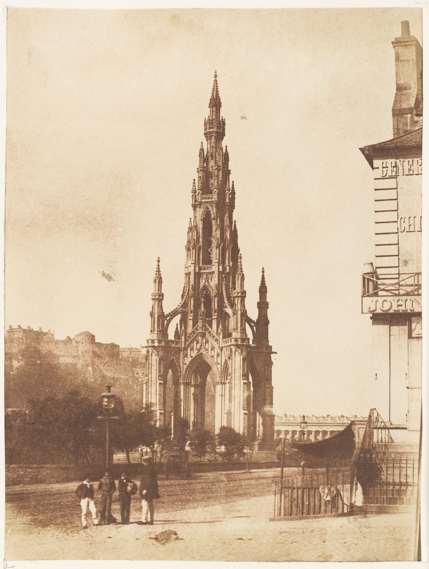 Edinburgh.  The Scott Monument by Hill and Adamson