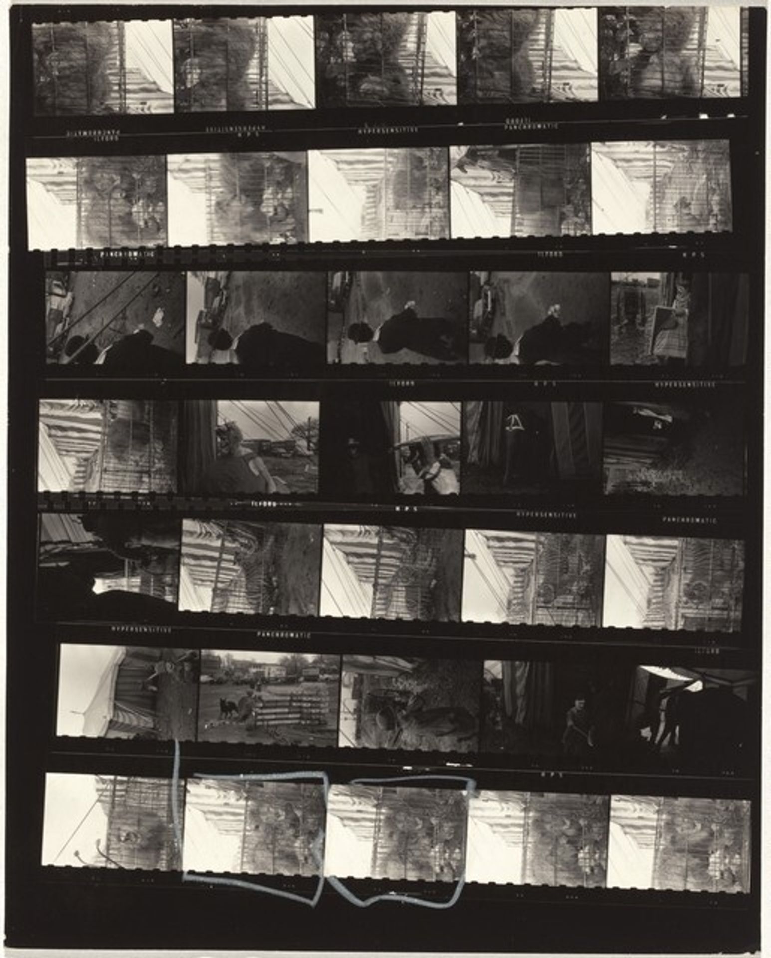 Circus, Palisades 4 by Robert Frank