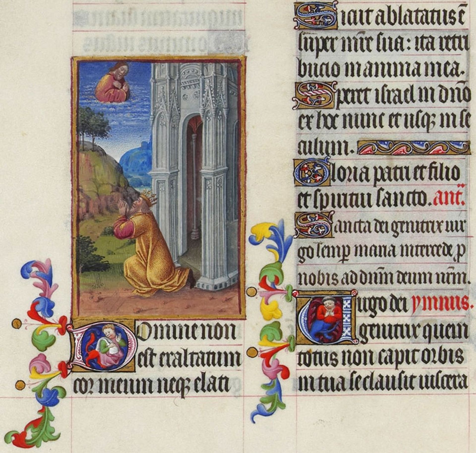 Psalm CXXX by Limbourg brothers