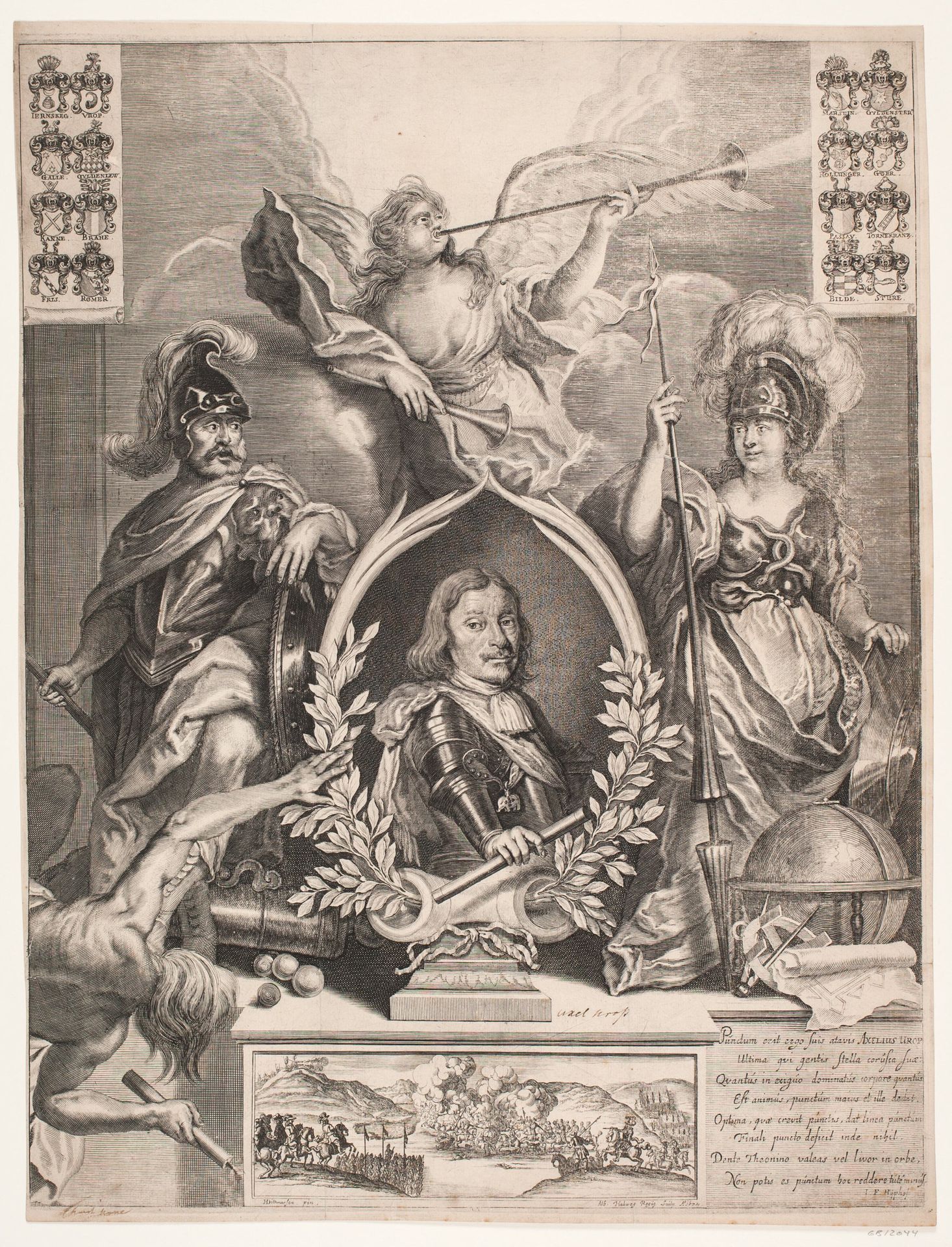 Axel Urup. Fra ligprædiken by Albert Haelwegh