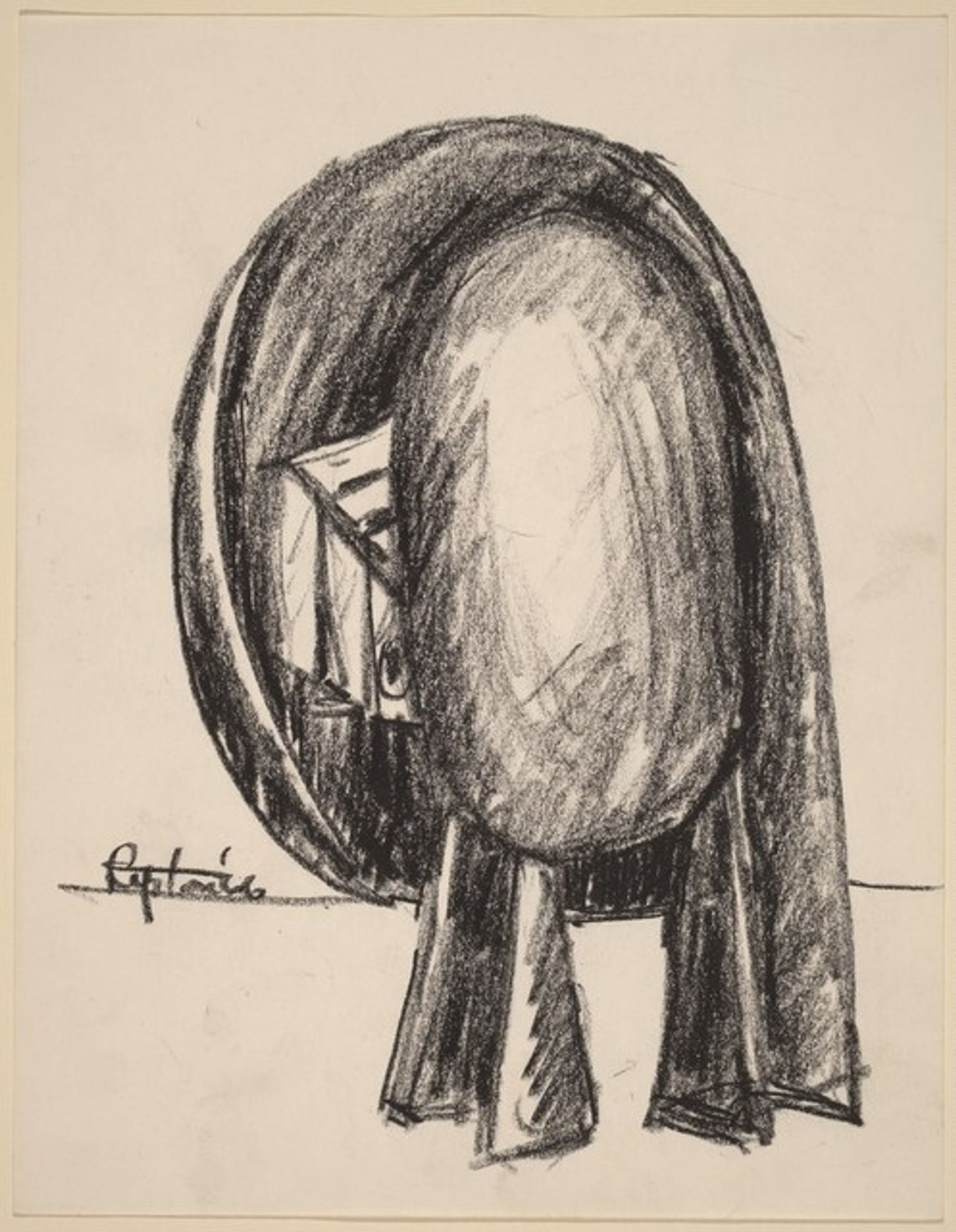 Study for "Citadel" by Seymour Lipton