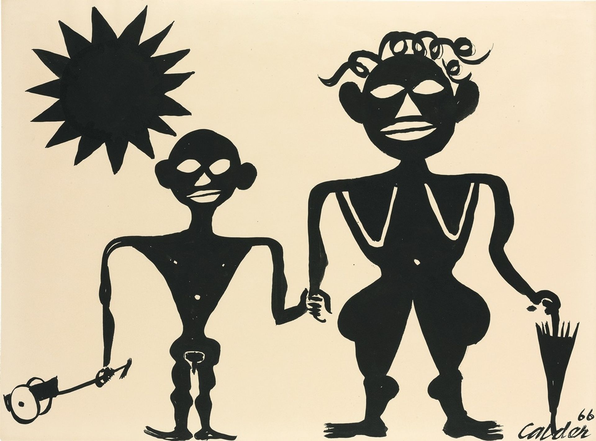African Scene by Alexander Calder
