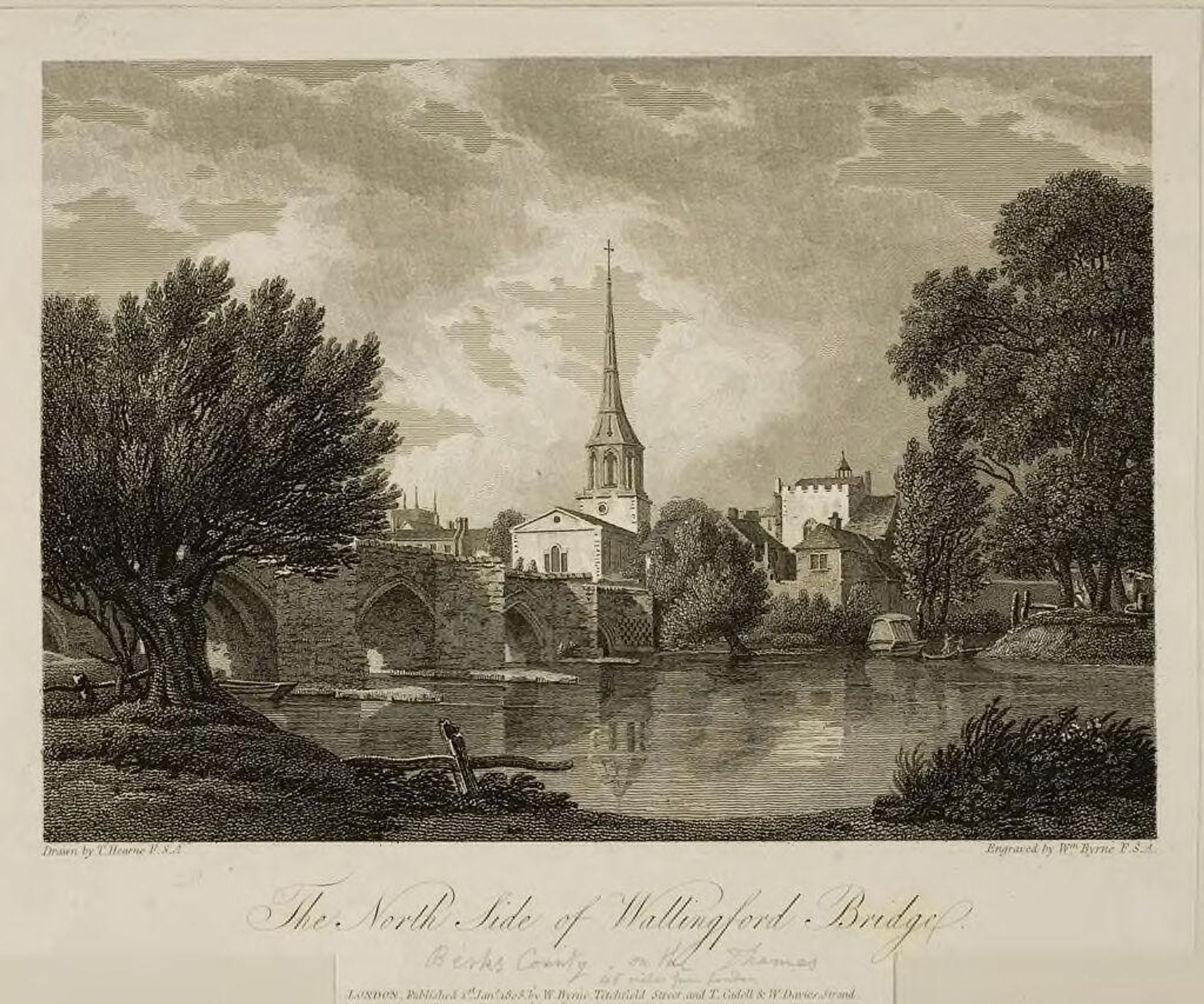 Wallingford Bridge by William Byrne