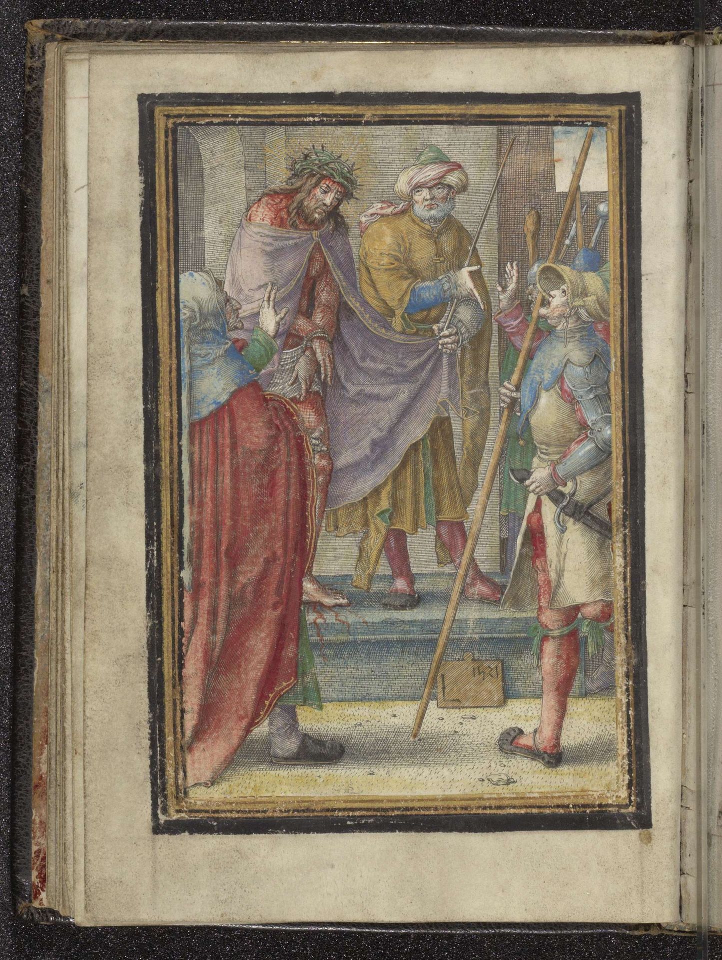 Christus aan het volk getoond (Ecce Homo) by Lucas van Leyden