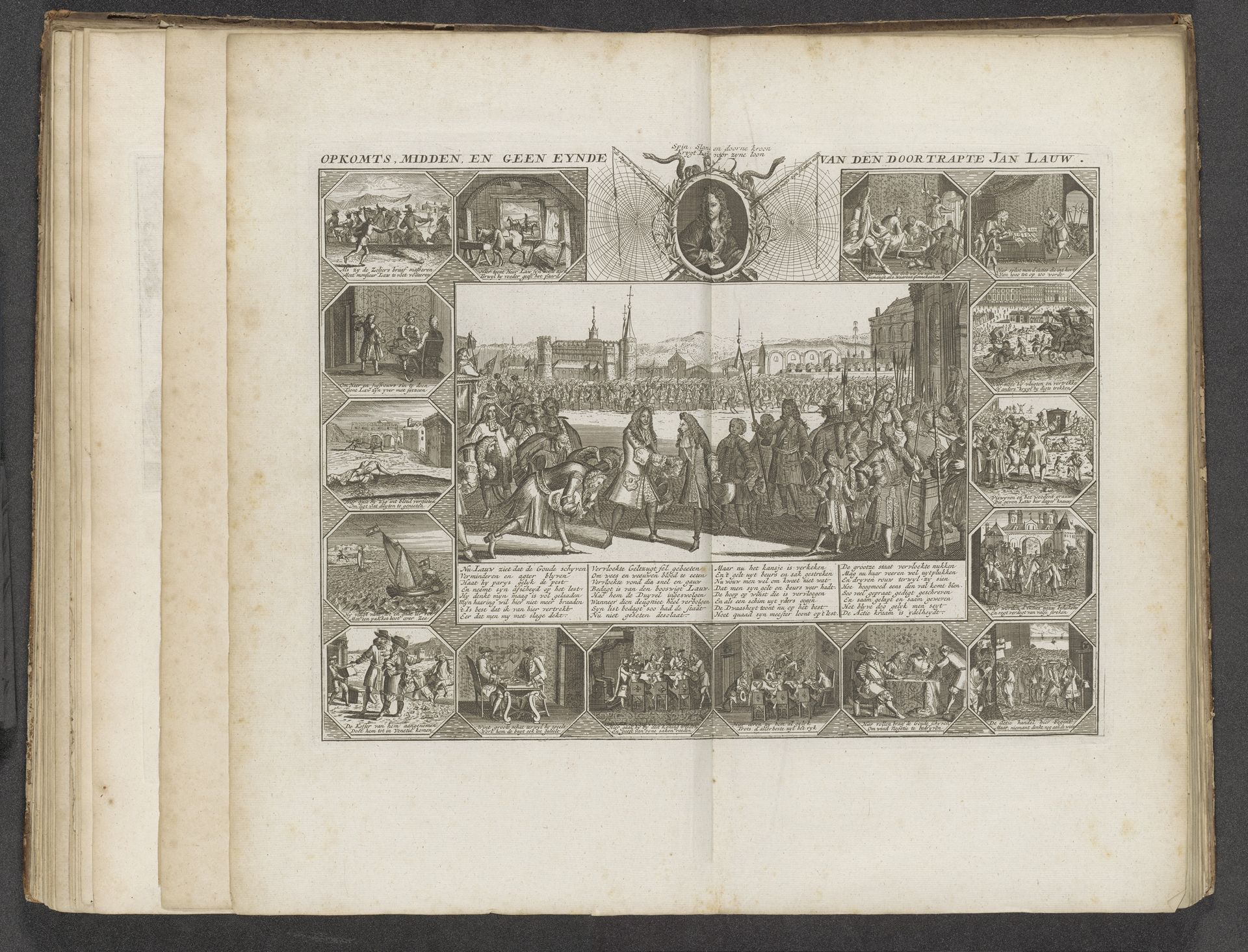 De opkomst maar nog geen val van John Law, 1720 by Anonymous