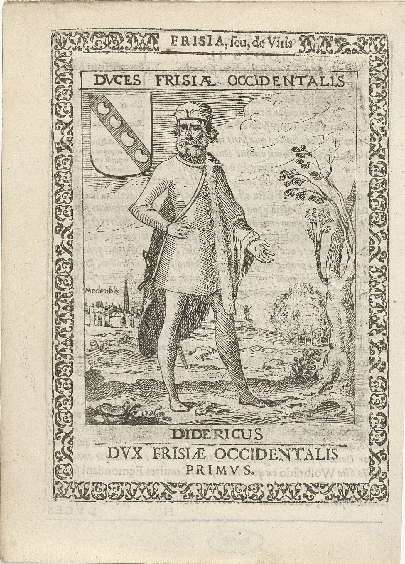 Diederik, eerste hertog der West-Friezen by Pieter Feddes van Harlingen