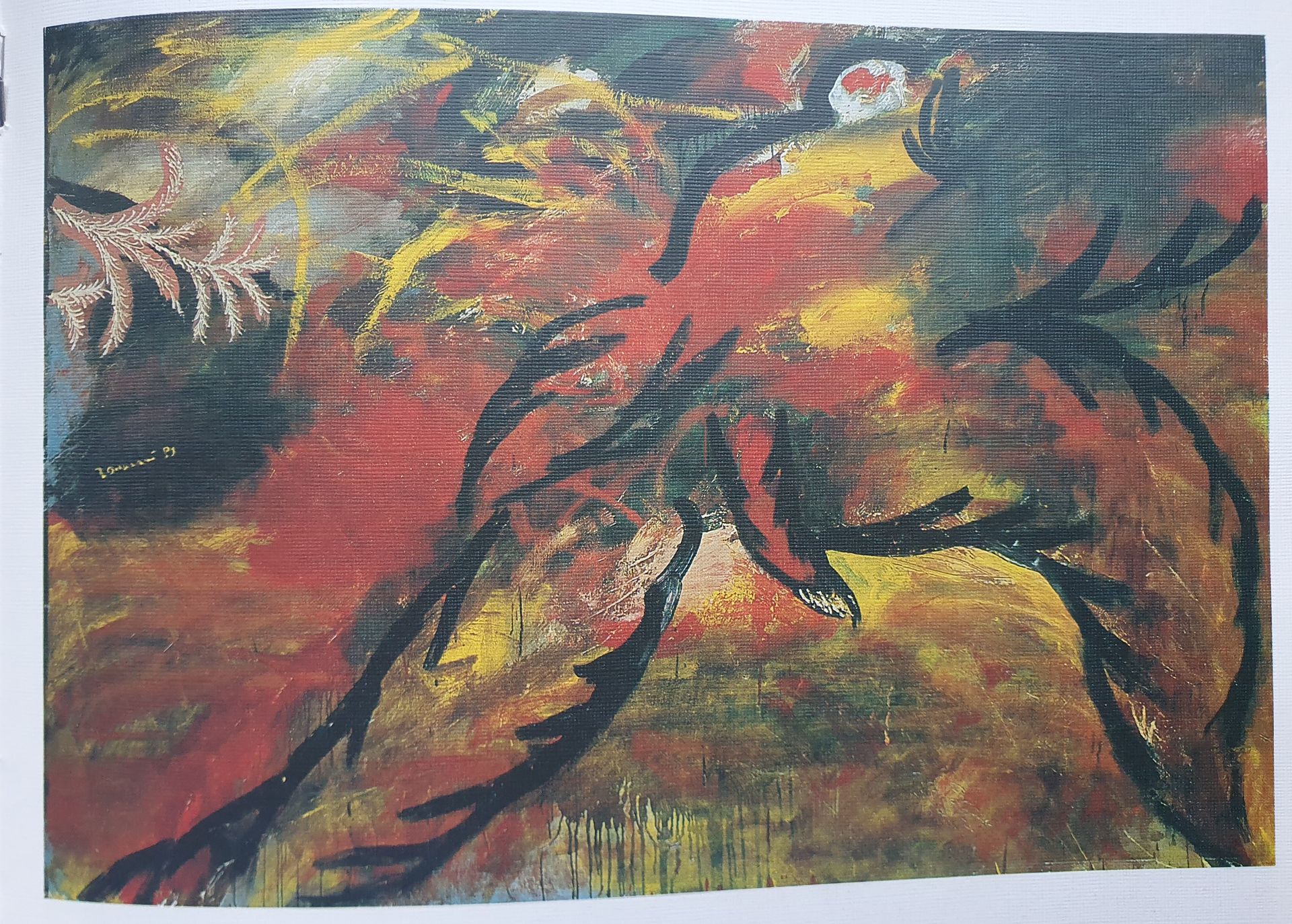 Children running away from the storm by Oleg Holosiy