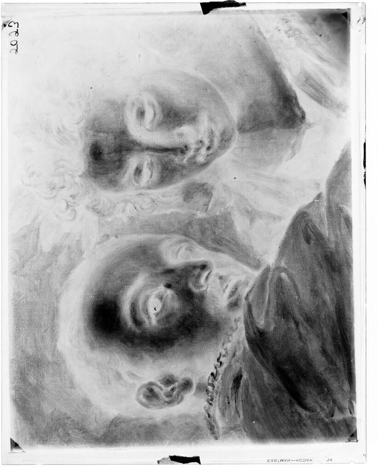 X-radiograph(s) of "Allegory of Vice and Vertue (copy)" by Artist of original: Paolo Caliari, called Veronese