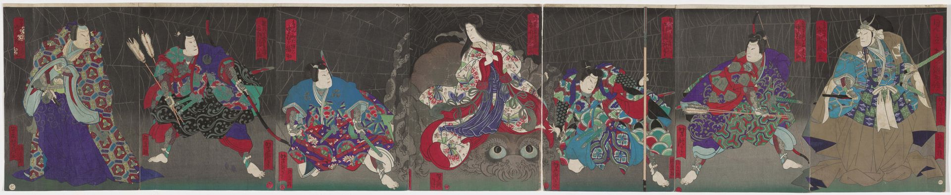 Visual Parody of the Tale of Shiranui by Utagawa Yoshitaki