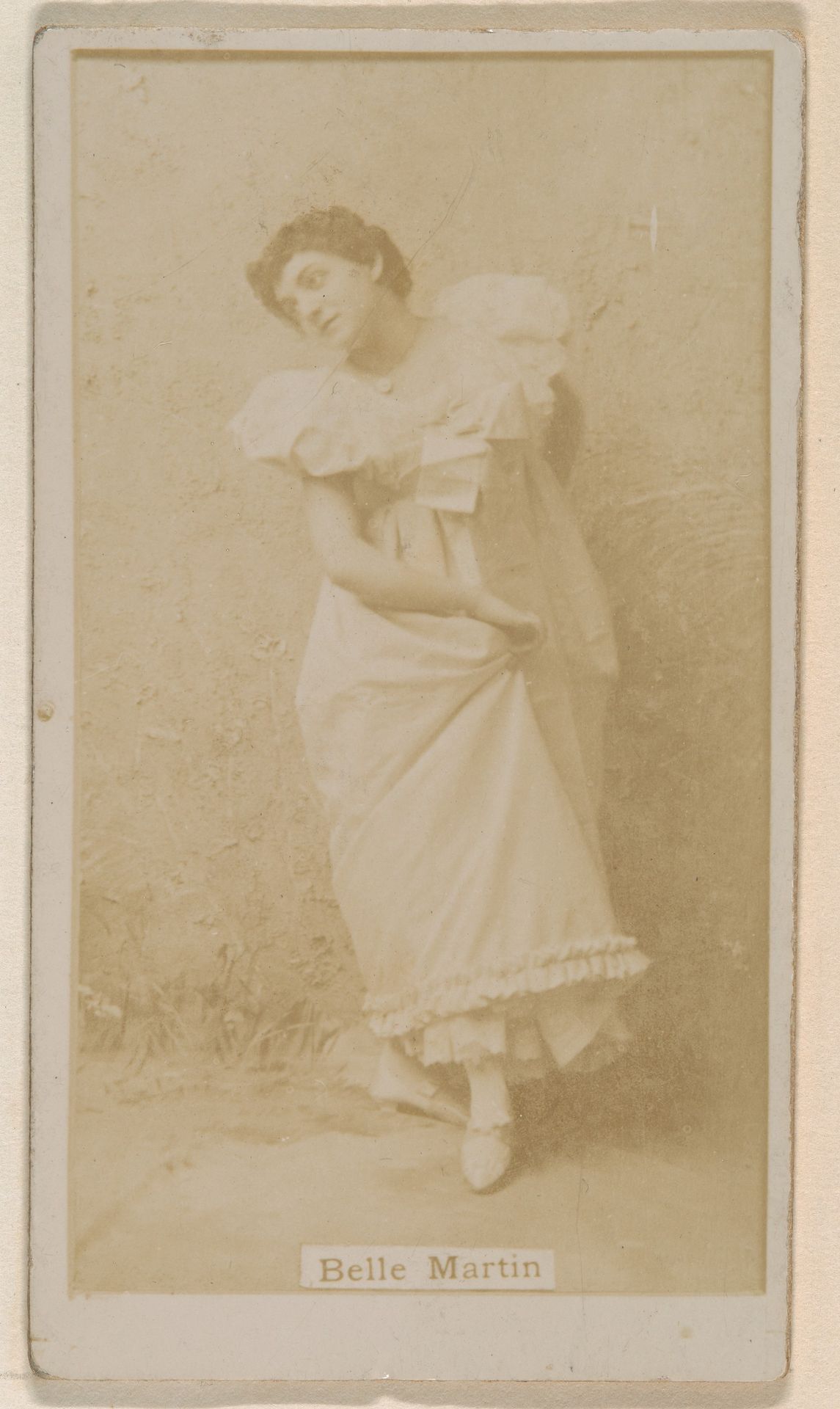 Belle Martin, from the Actresses series (N245) issued by Kinney Brothers to promote Sweet Caporal Cigarettes by Kinney Brothers Tobacco Company