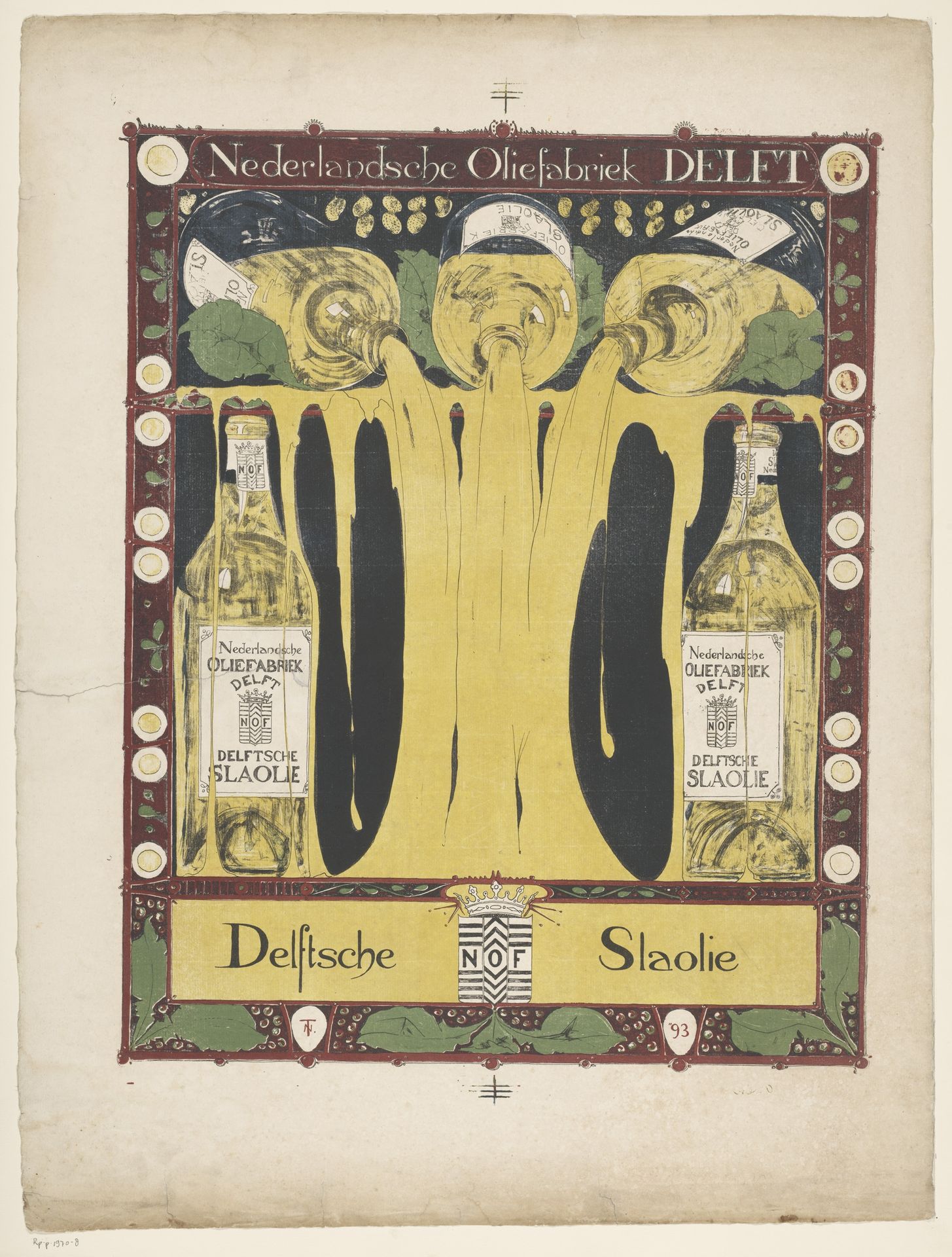 Nederlandsche Oliefabriek Delft Delftsche Slaolie by Theo Nieuwenhuis