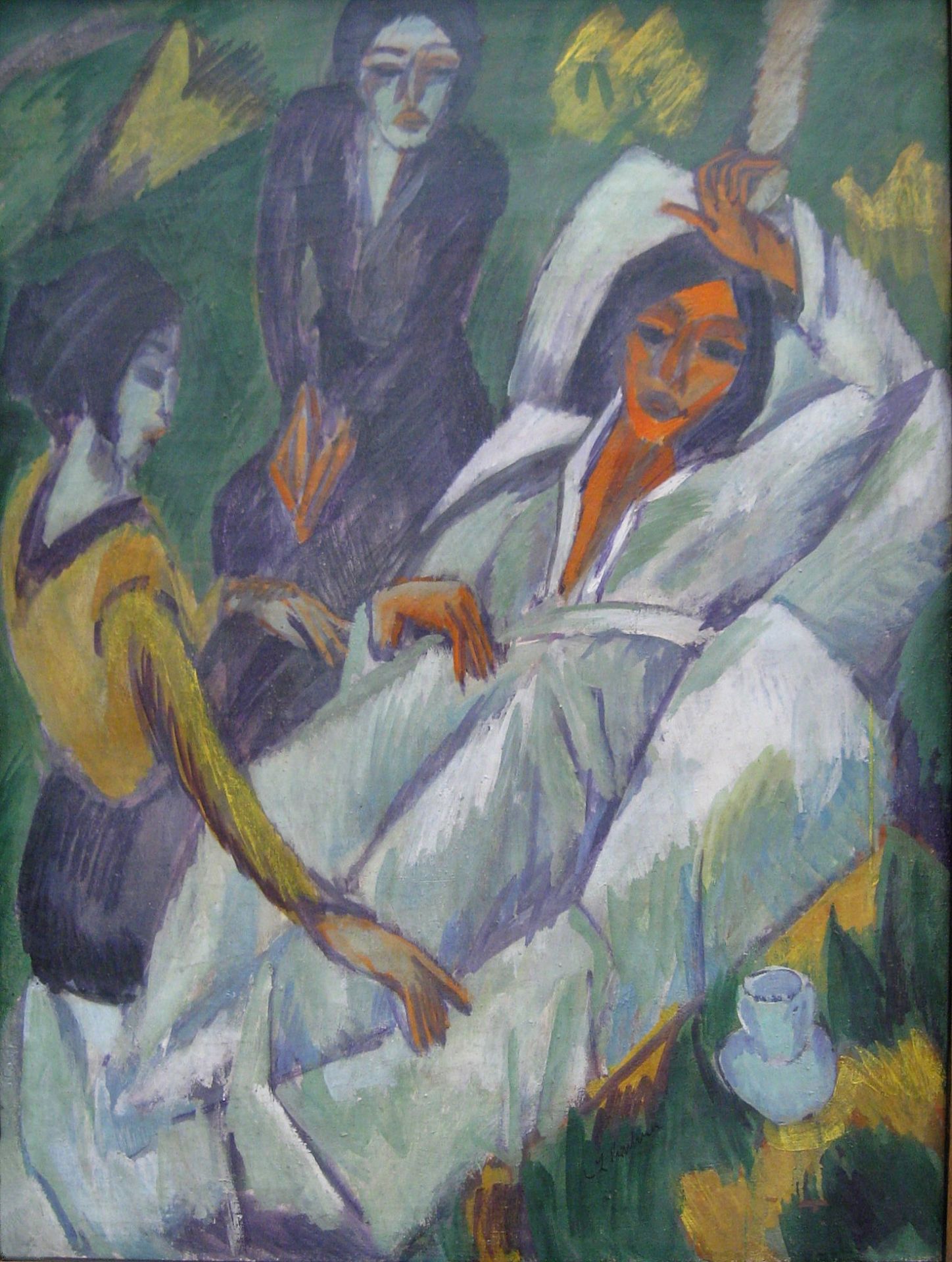 Woman at Tea Time: Sick Woman by Ernst Ludwig Kirchner