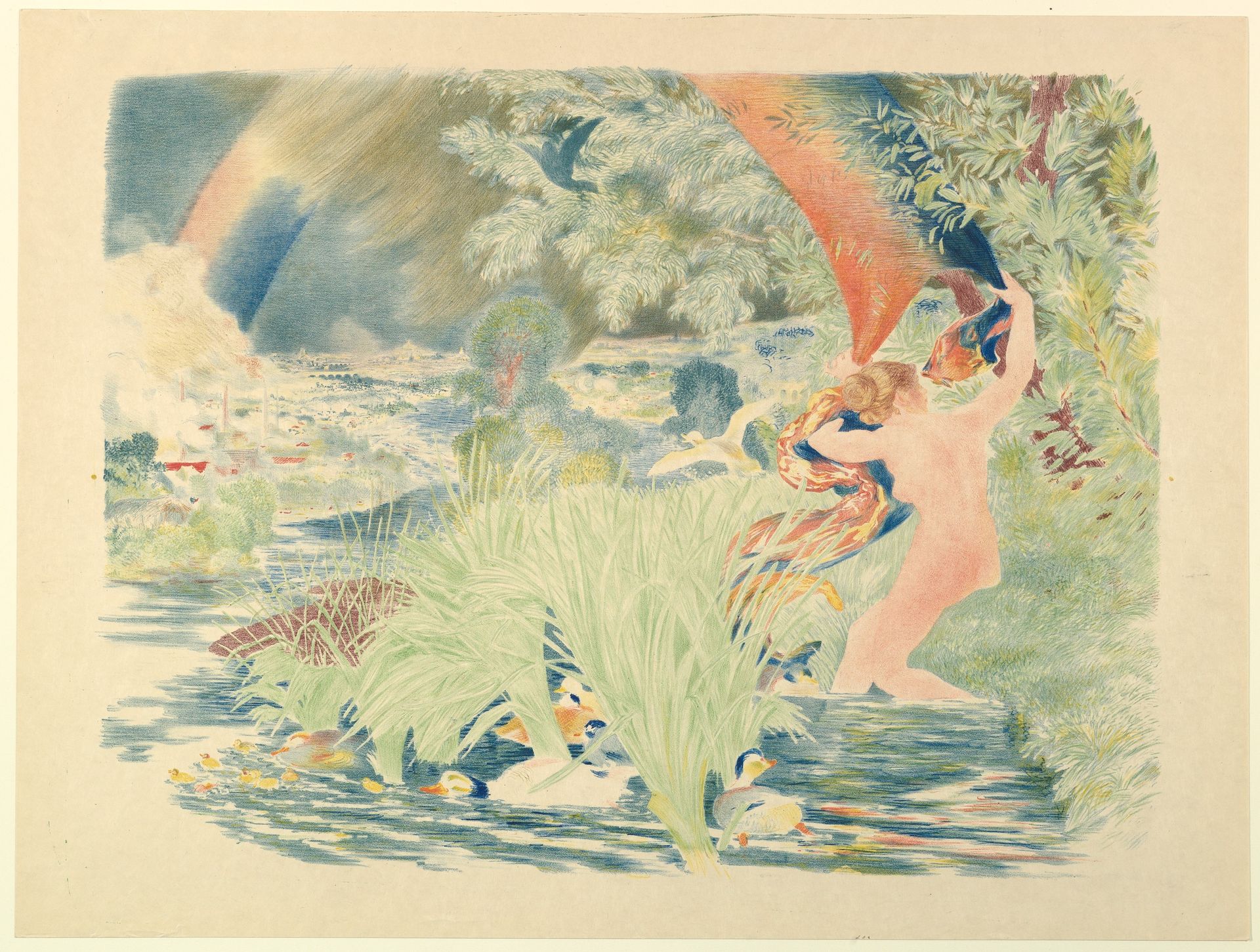The Rainbow by Félix Bracquemond