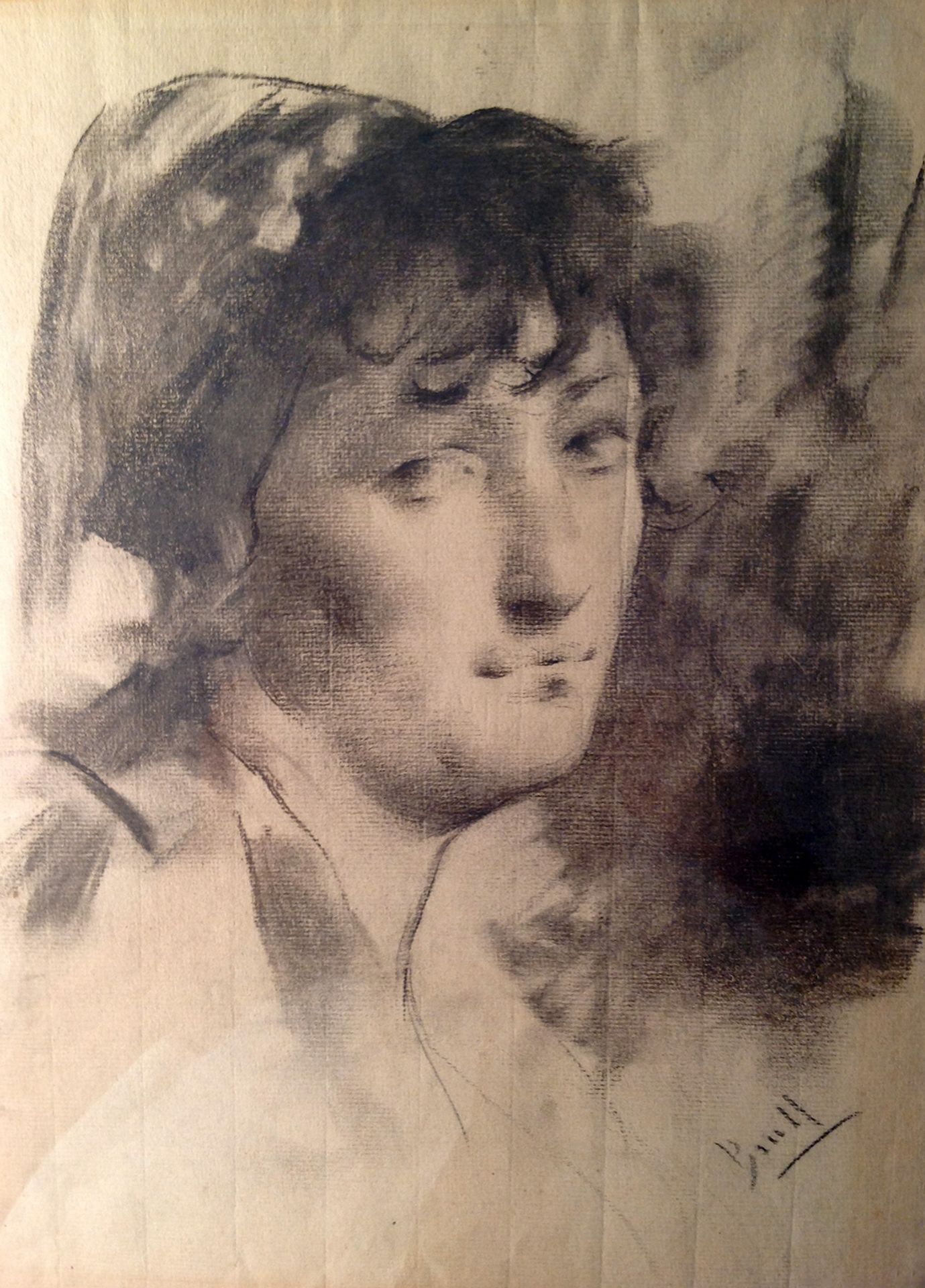 Portrait of a girl by Joan Brull