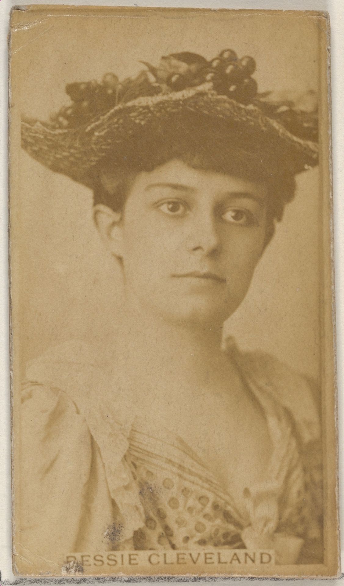 Bessie Cleveland, from the Actors and Actresses series (N45, Type 8) for Virginia Brights Cigarettes by Allen & Ginter