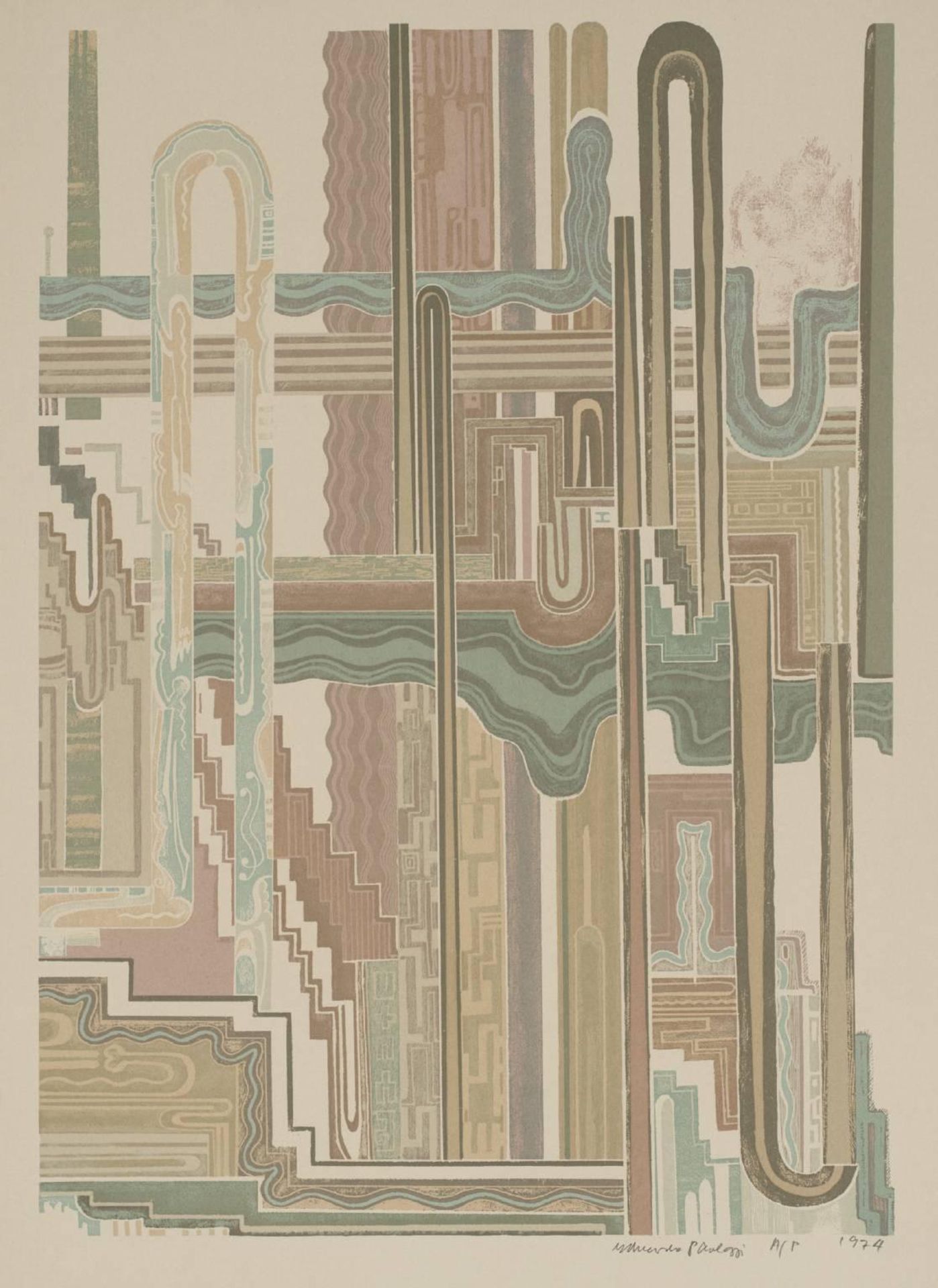 Leonardo by  Sir Eduardo Paolozzi
