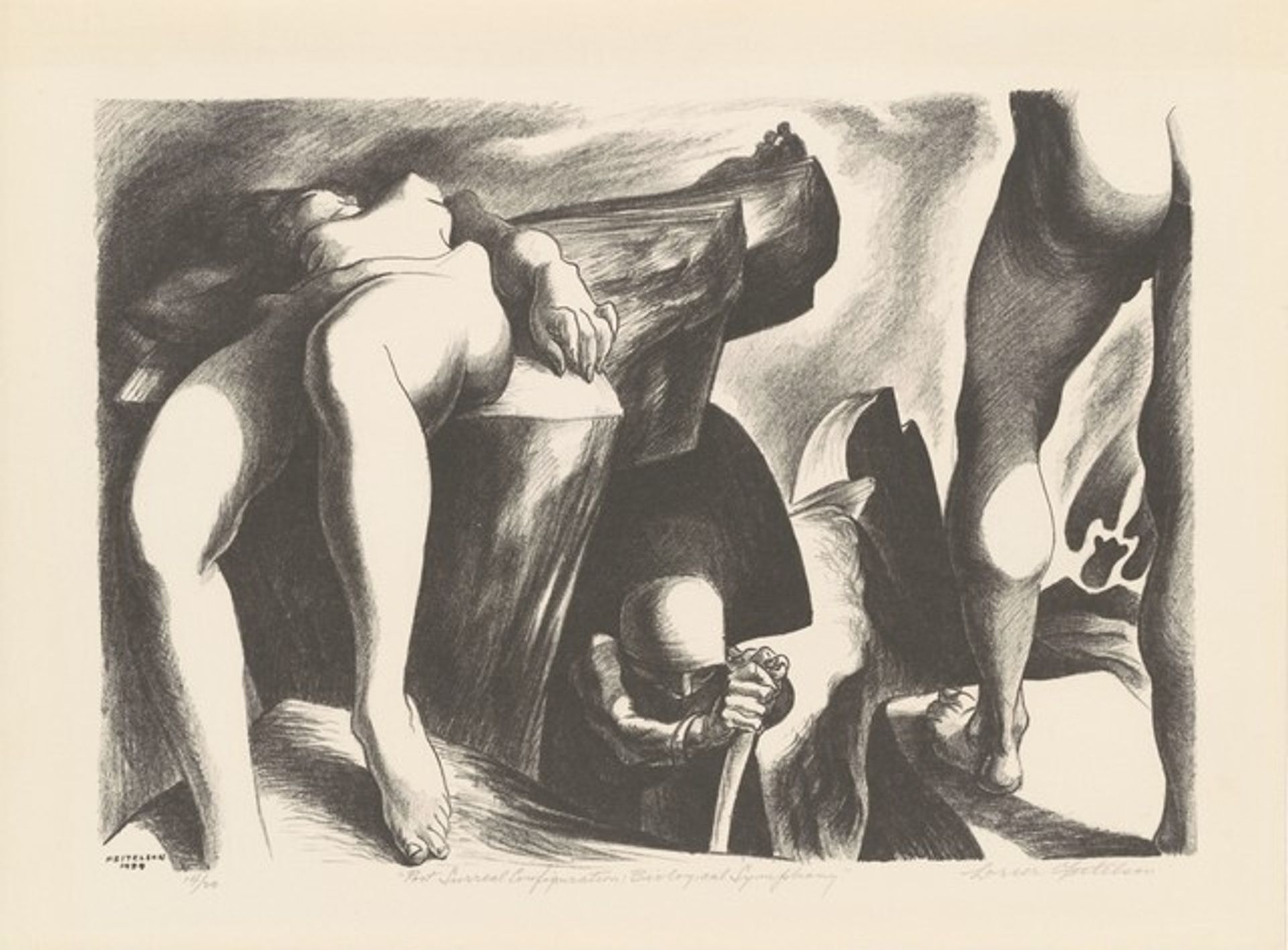 Post-Surreal Configuration: Biological Symphony by Lorser Feitelson