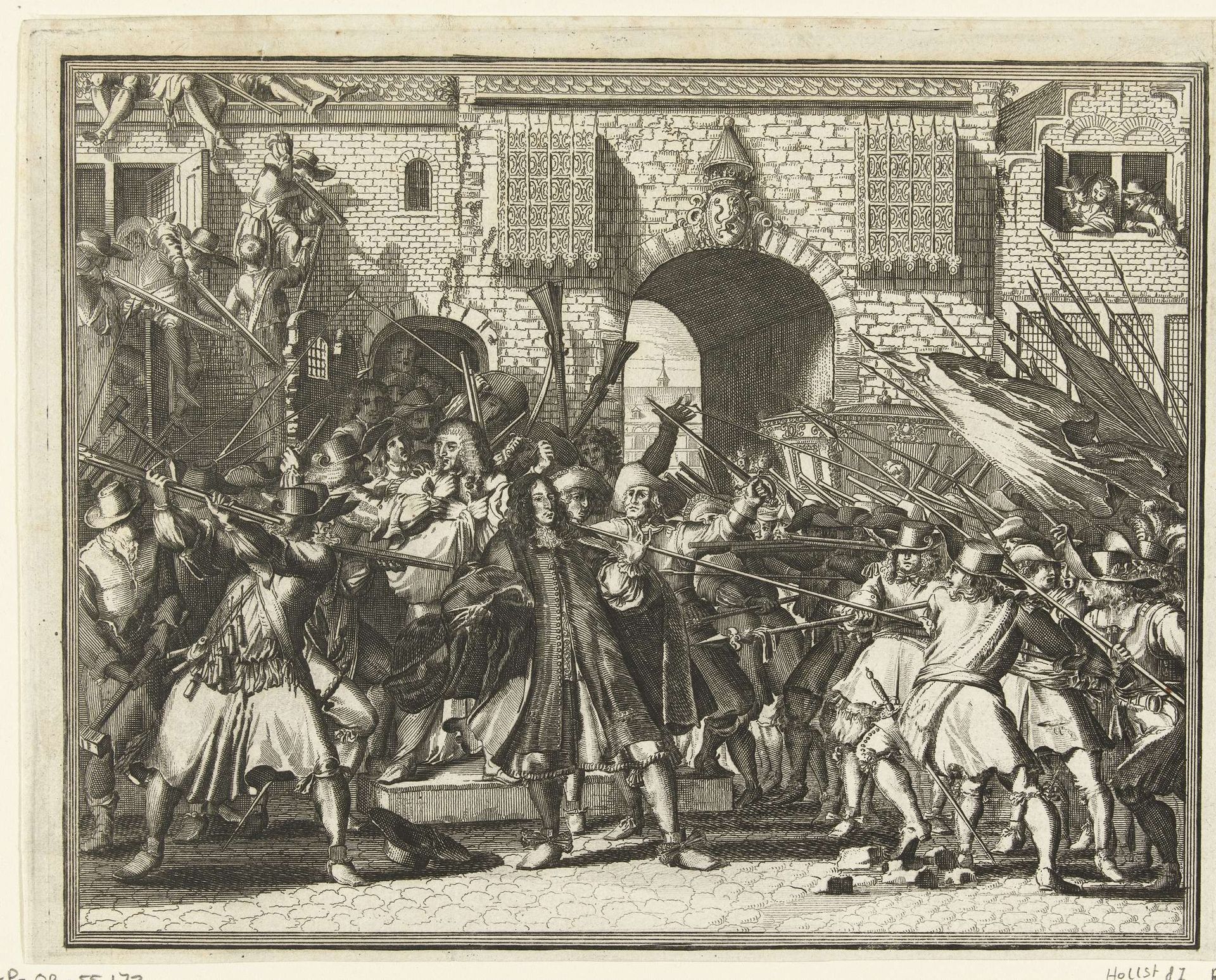 Gevangenneming van Johan de Witt, 1672 by Anonymous