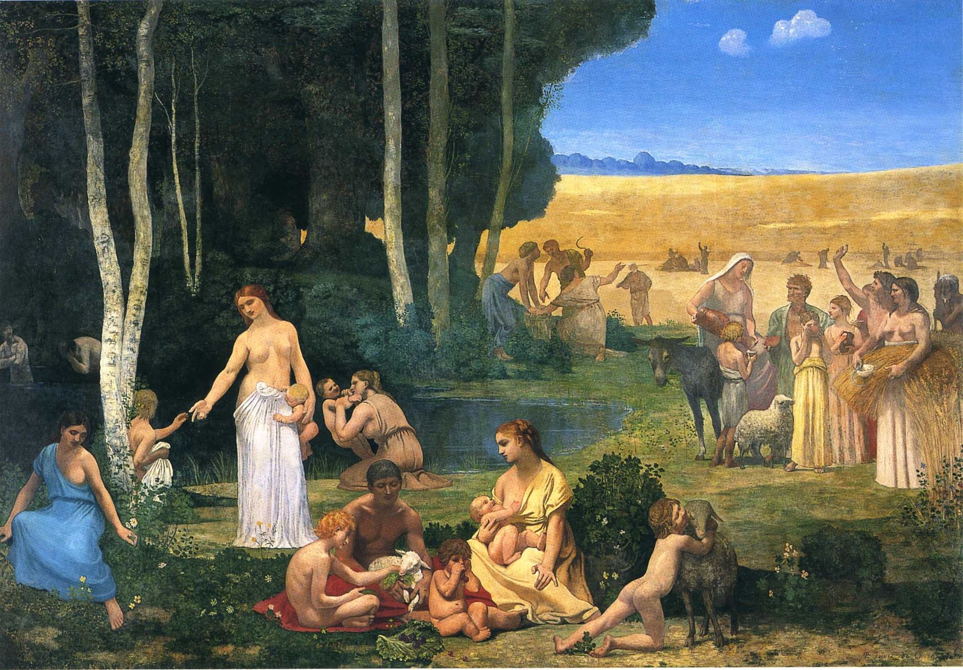 Summer by Pierre Puvis de Chavannes
