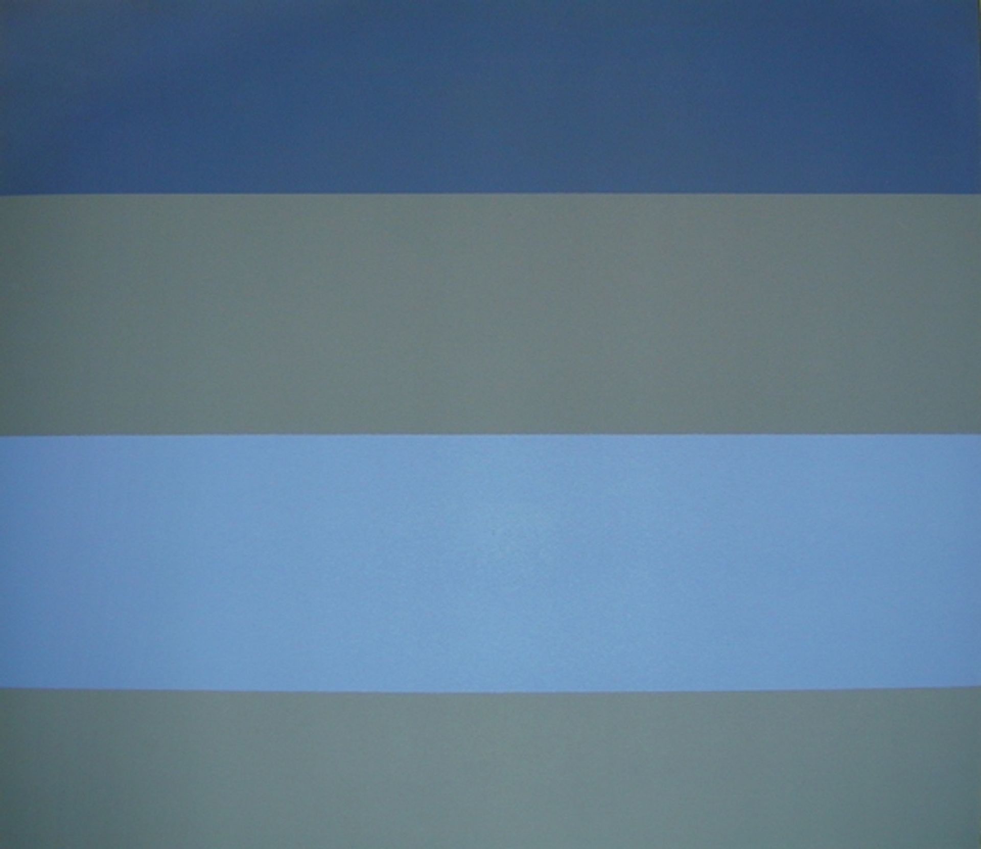 Deux Bleus/Deux Gris (first version) by Yves Gaucher