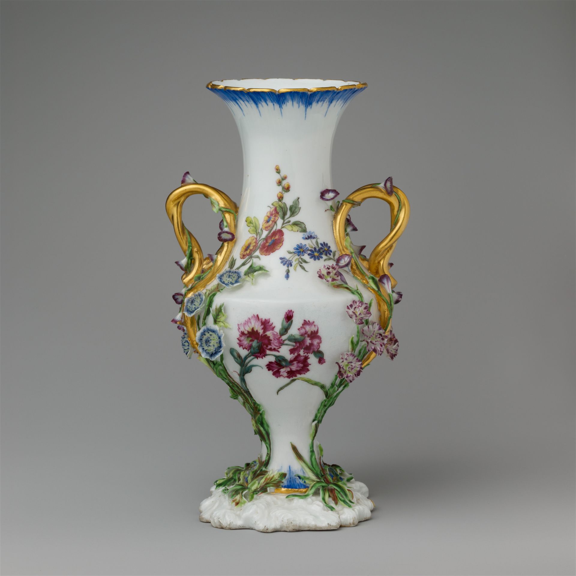 Vase (urne Duplessis) (one of a group of three) by Vincennes Manufactory