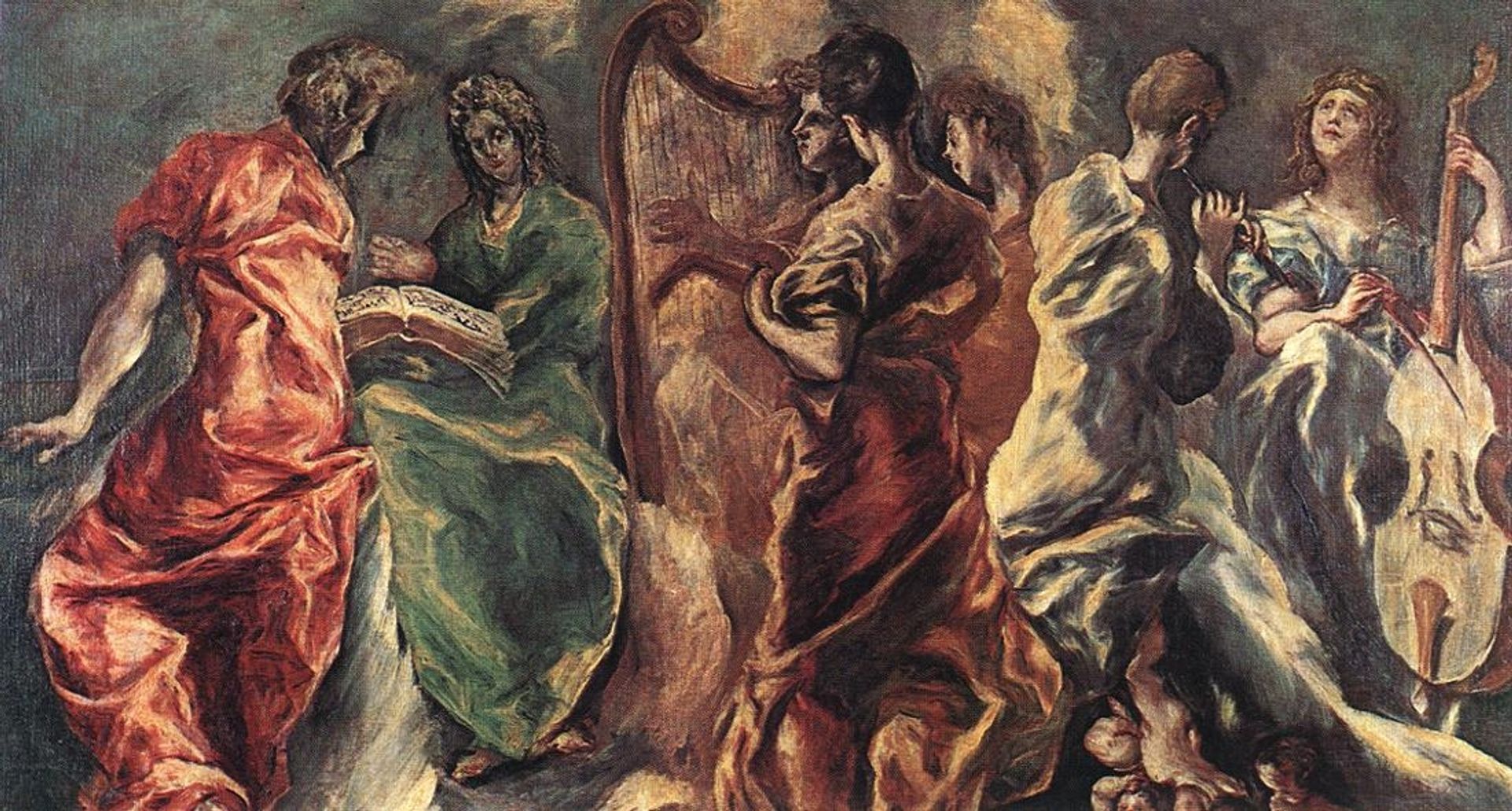 Concert of Angels by El Greco (Domenikos Theotokopoulos)