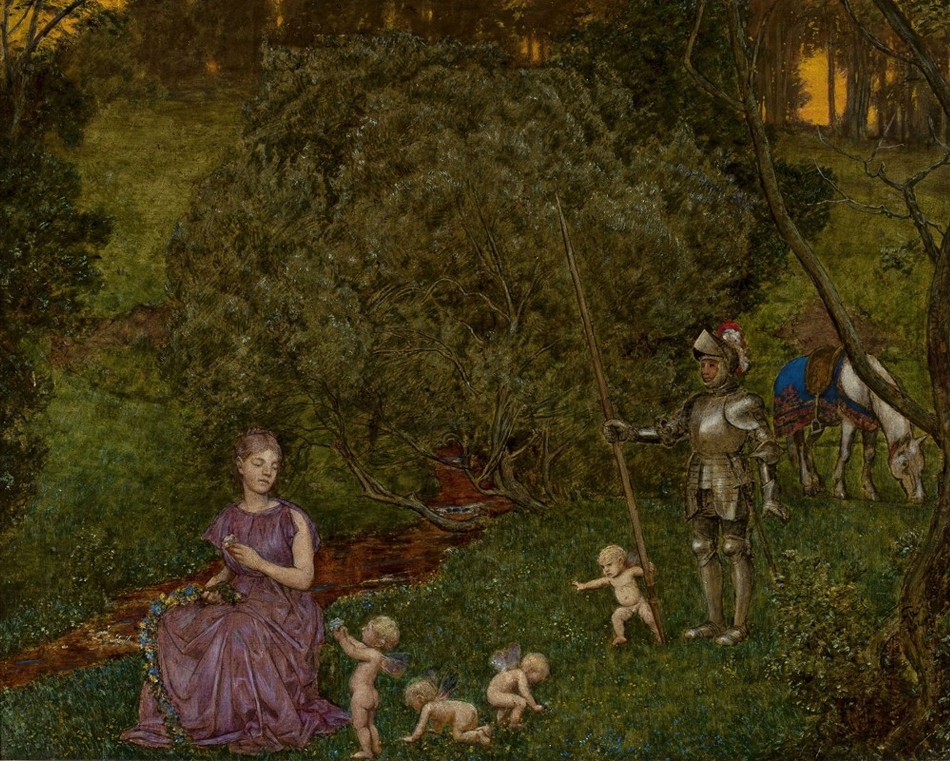 Fable – Knight by Hans Thoma