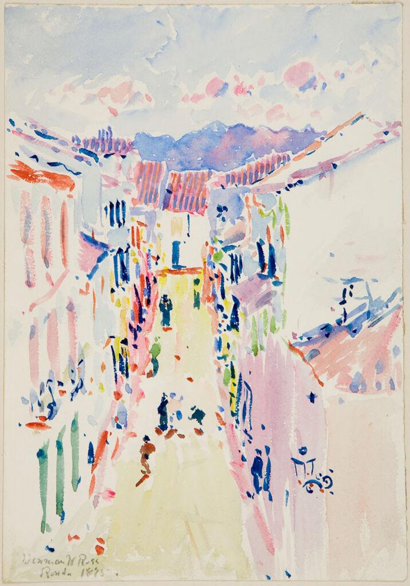 Street Scene, Ronda, Spain by Denman Waldo Ross