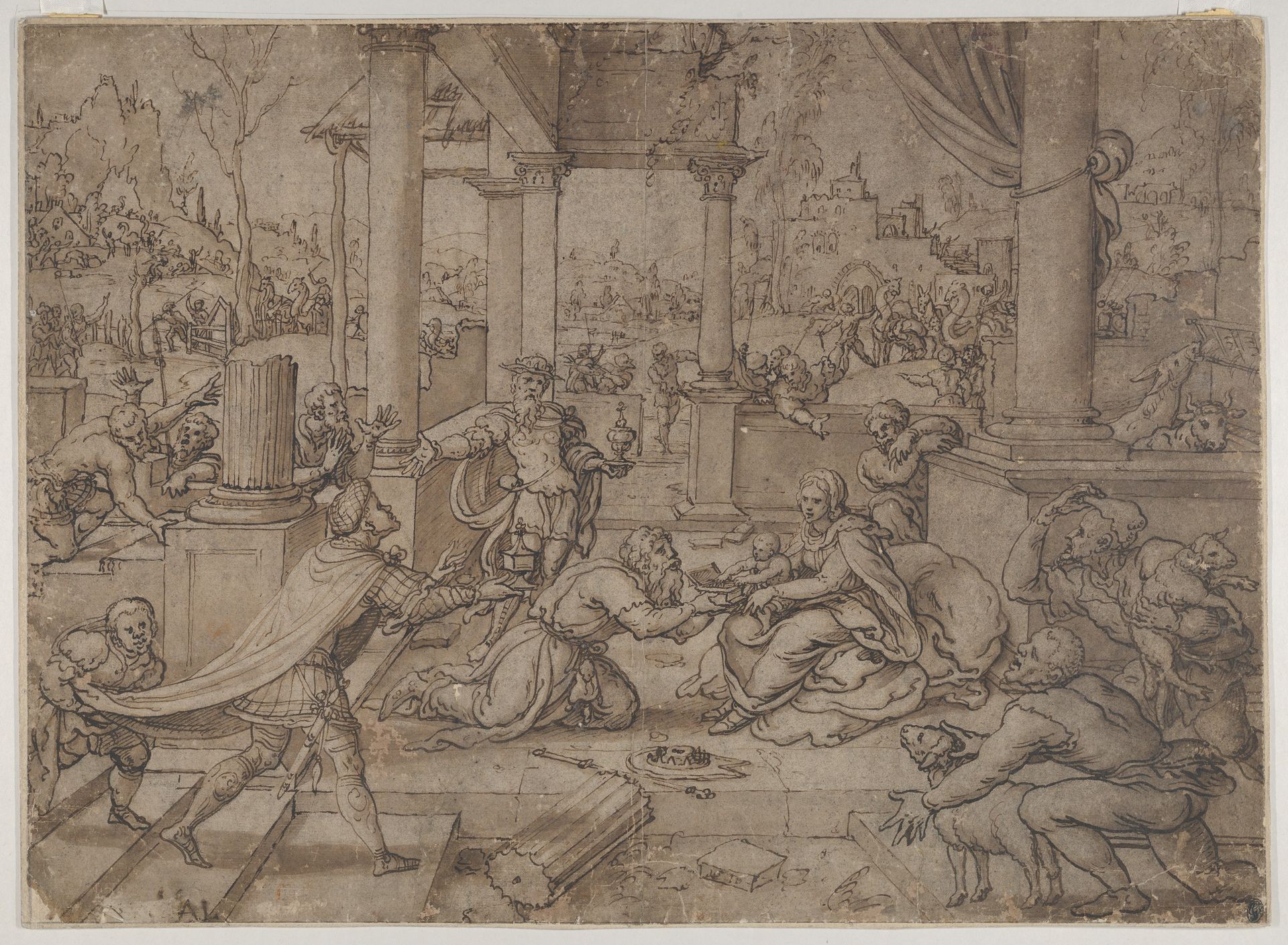 The Adoration of the Magi by Bernard van Orley