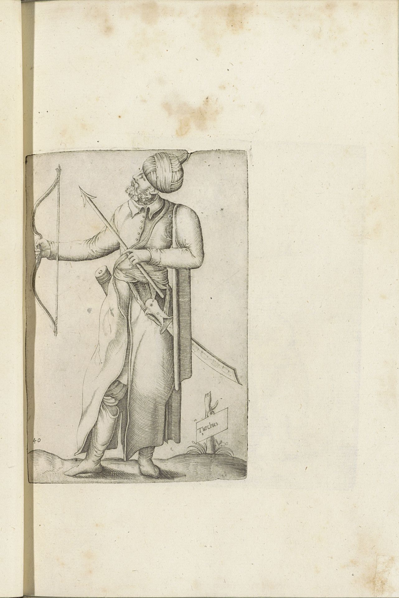 Turkse krijger by Ferando Bertelli
